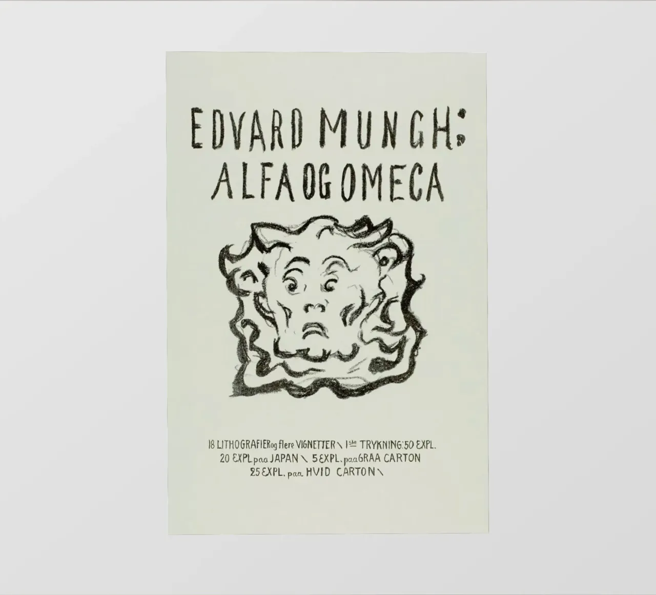 Munch - Alpha and Omega pellicola backlit da Vintage by JUNIQE