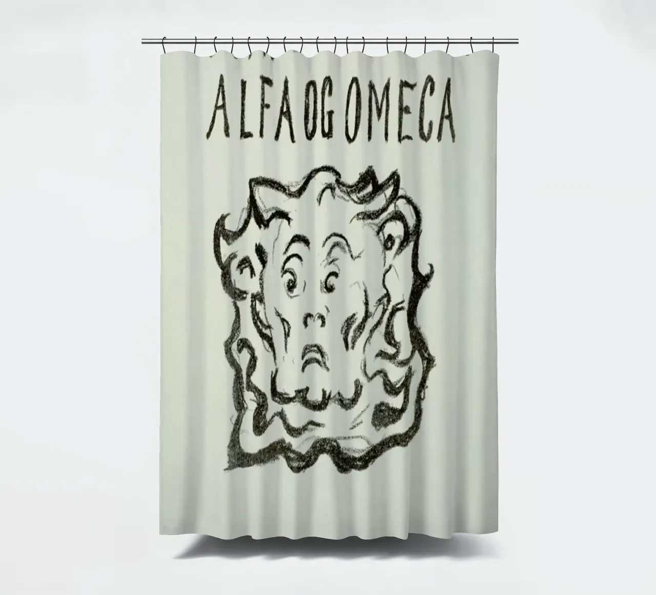Munch - Alpha and Omega tenda da doccia da Vintage by JUNIQE