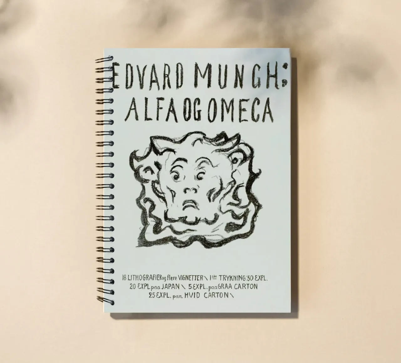 Munch - Alpha and Omega spiral notebook by Vintage by JUNIQE