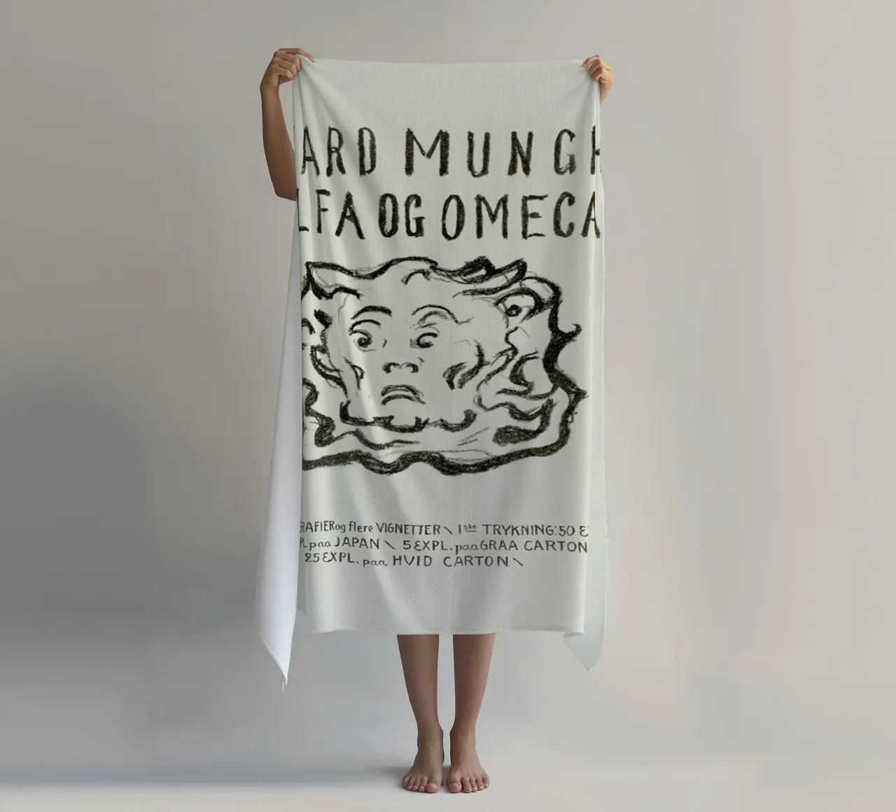 Munch - Alpha and Omega telo mare da Vintage by JUNIQE
