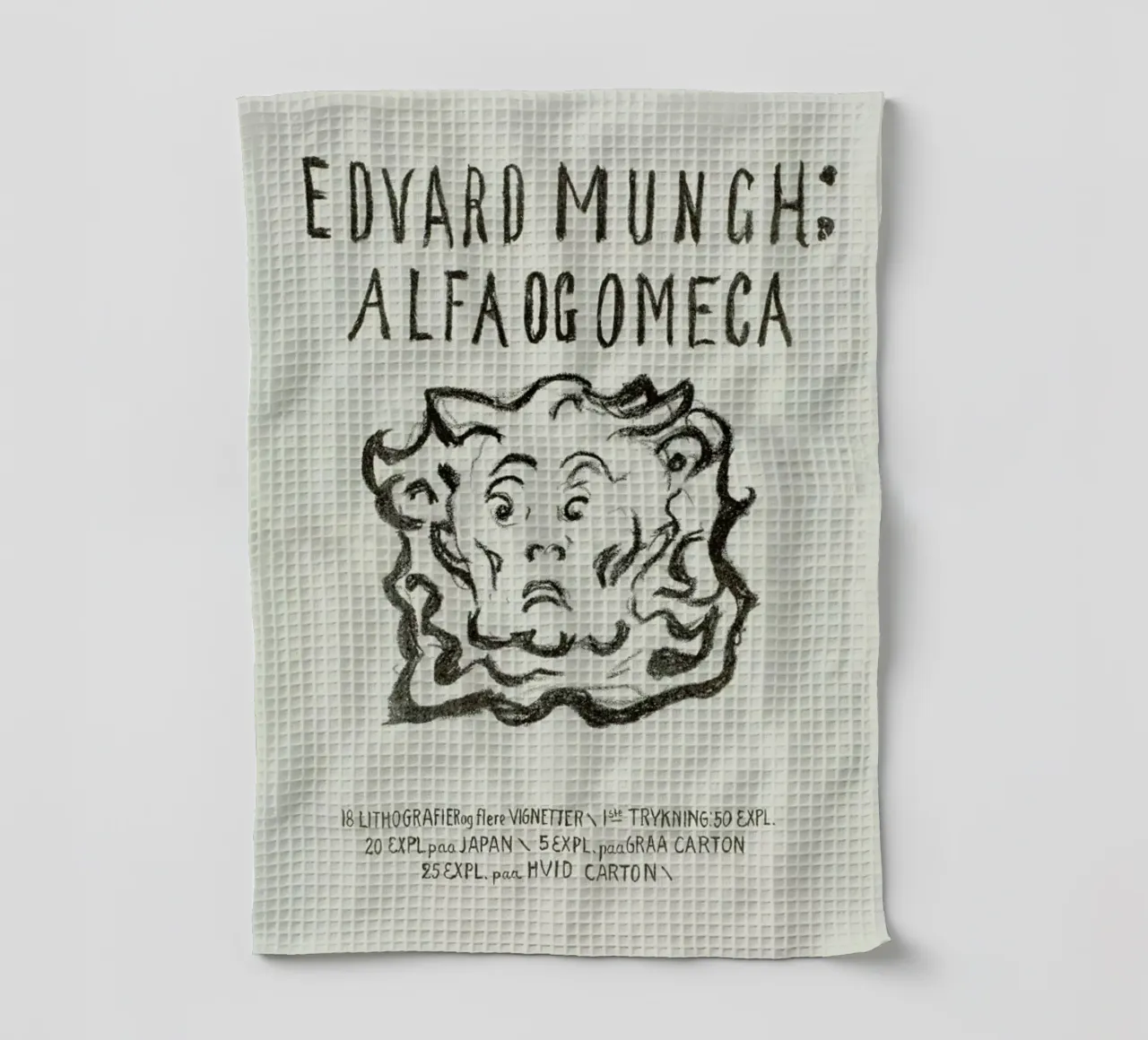 Munch - Alpha and Omega canovaccio da cucina da Vintage by JUNIQE