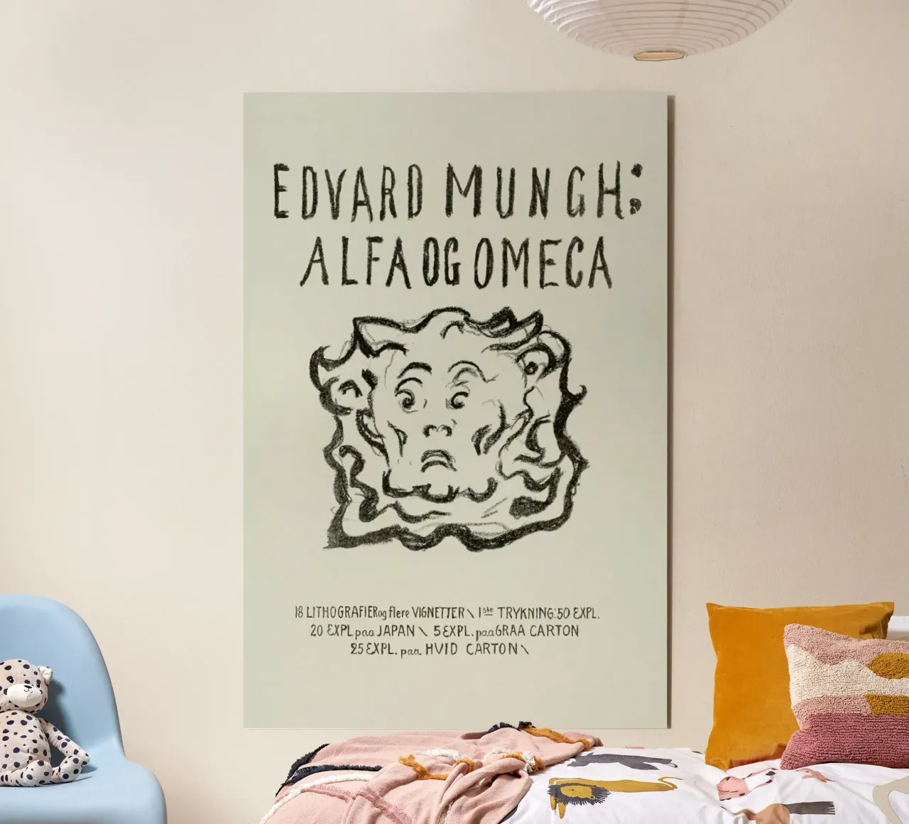 Munch - Alpha and Omega alluminio dibond da Vintage by JUNIQE