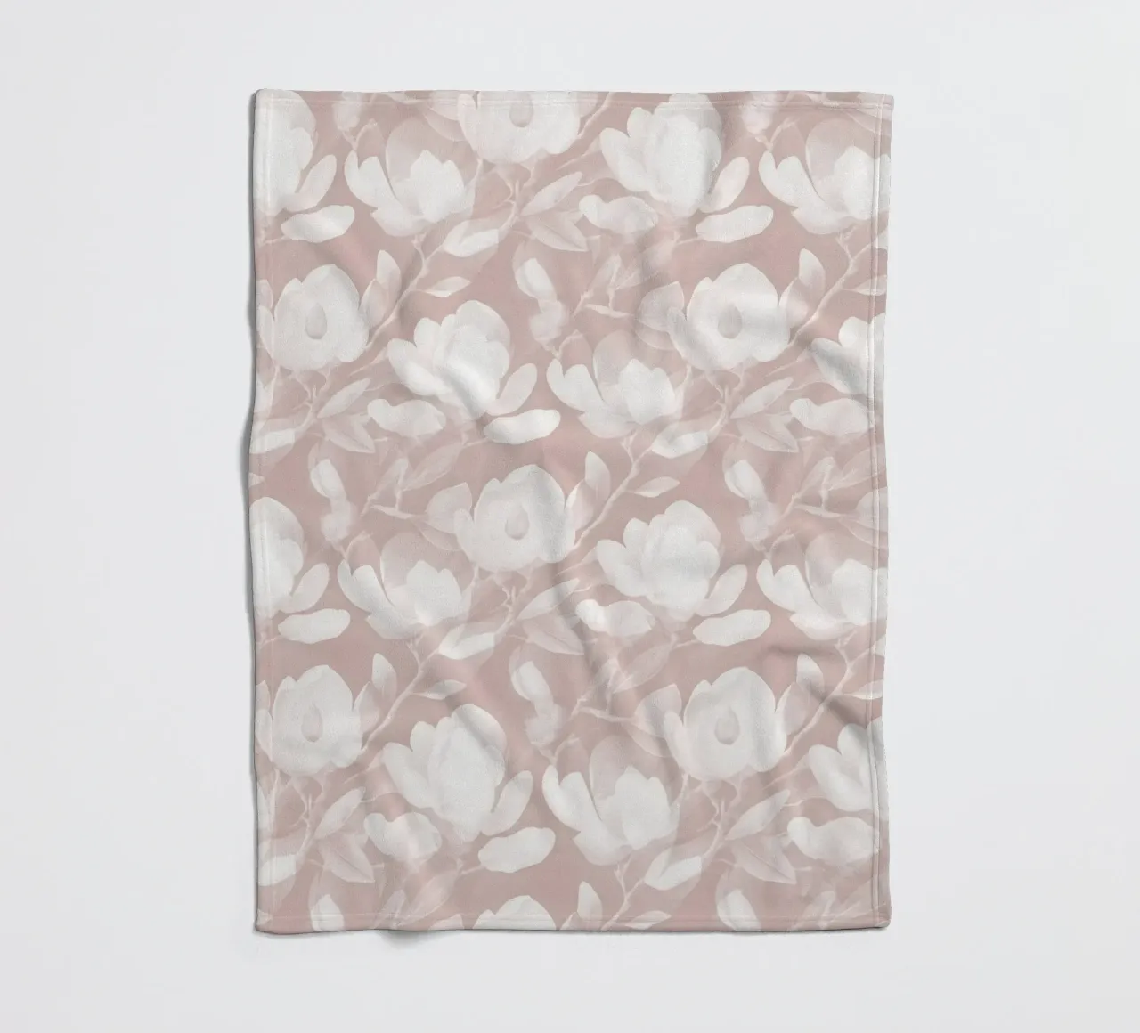 Lush Magnolia Taupe coperta in pile da SilverPegasus