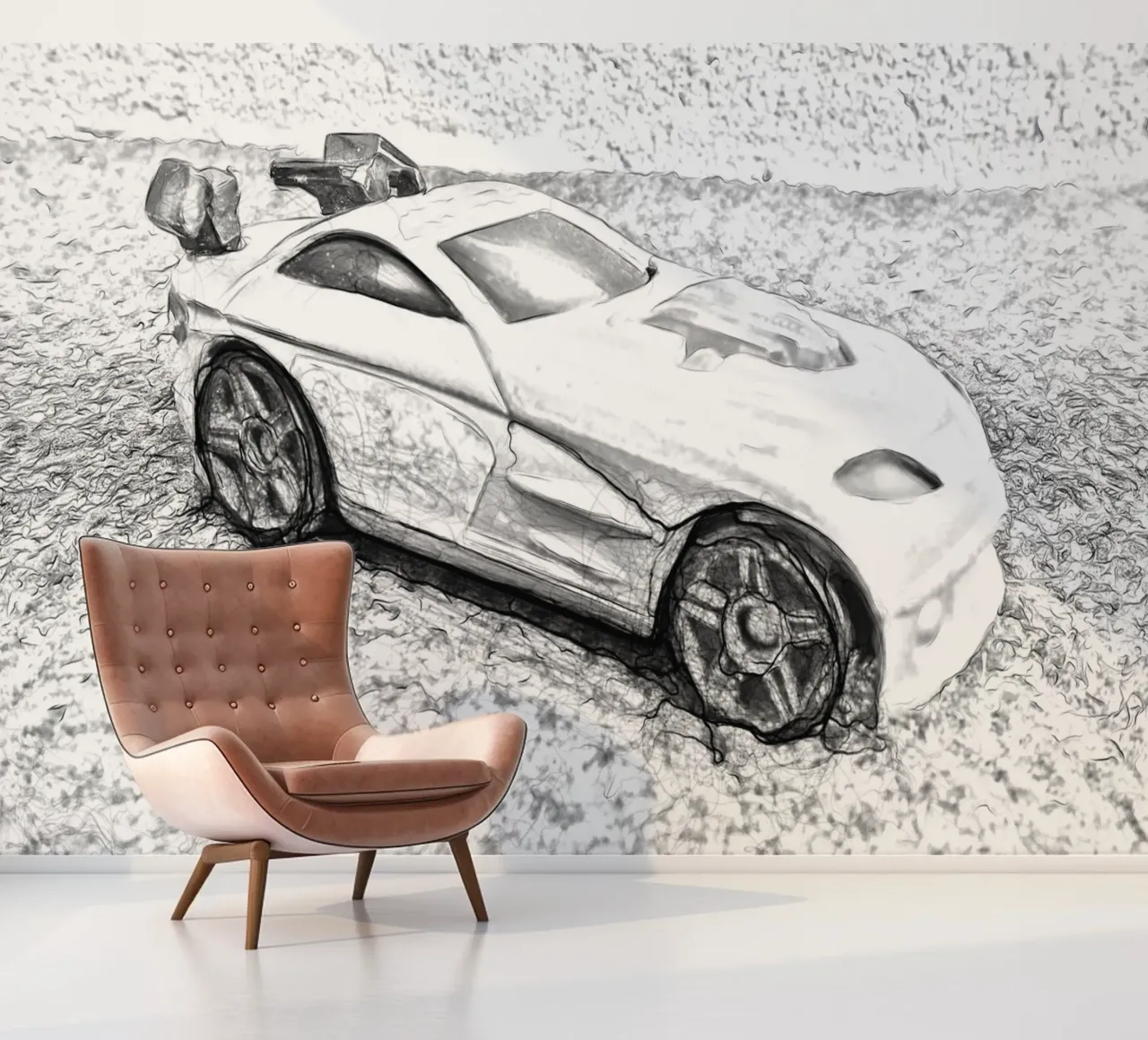 Een auto fotobehang van Massimo Frascogna