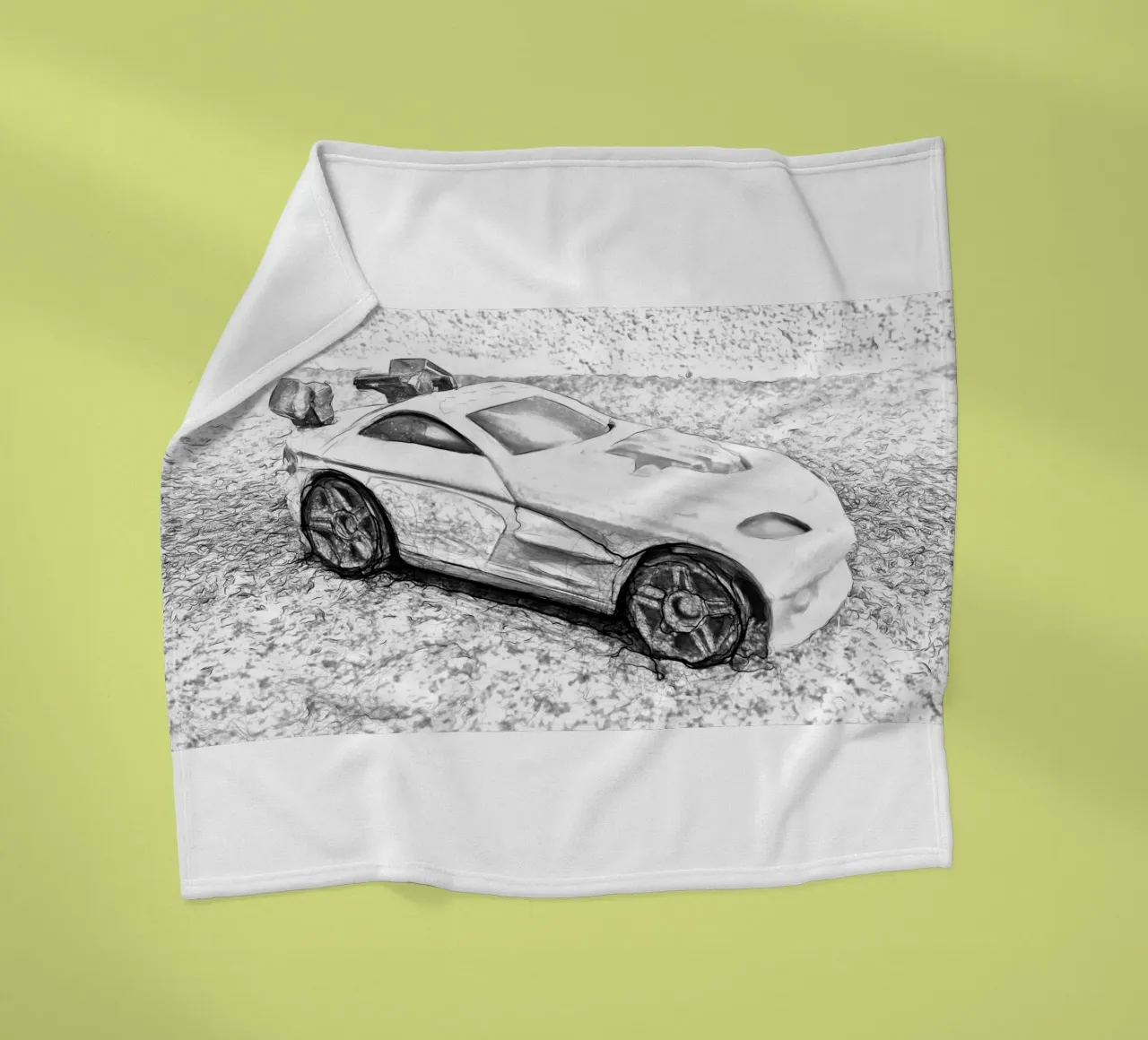 Una macchina coperta in pile da Massimo Frascogna