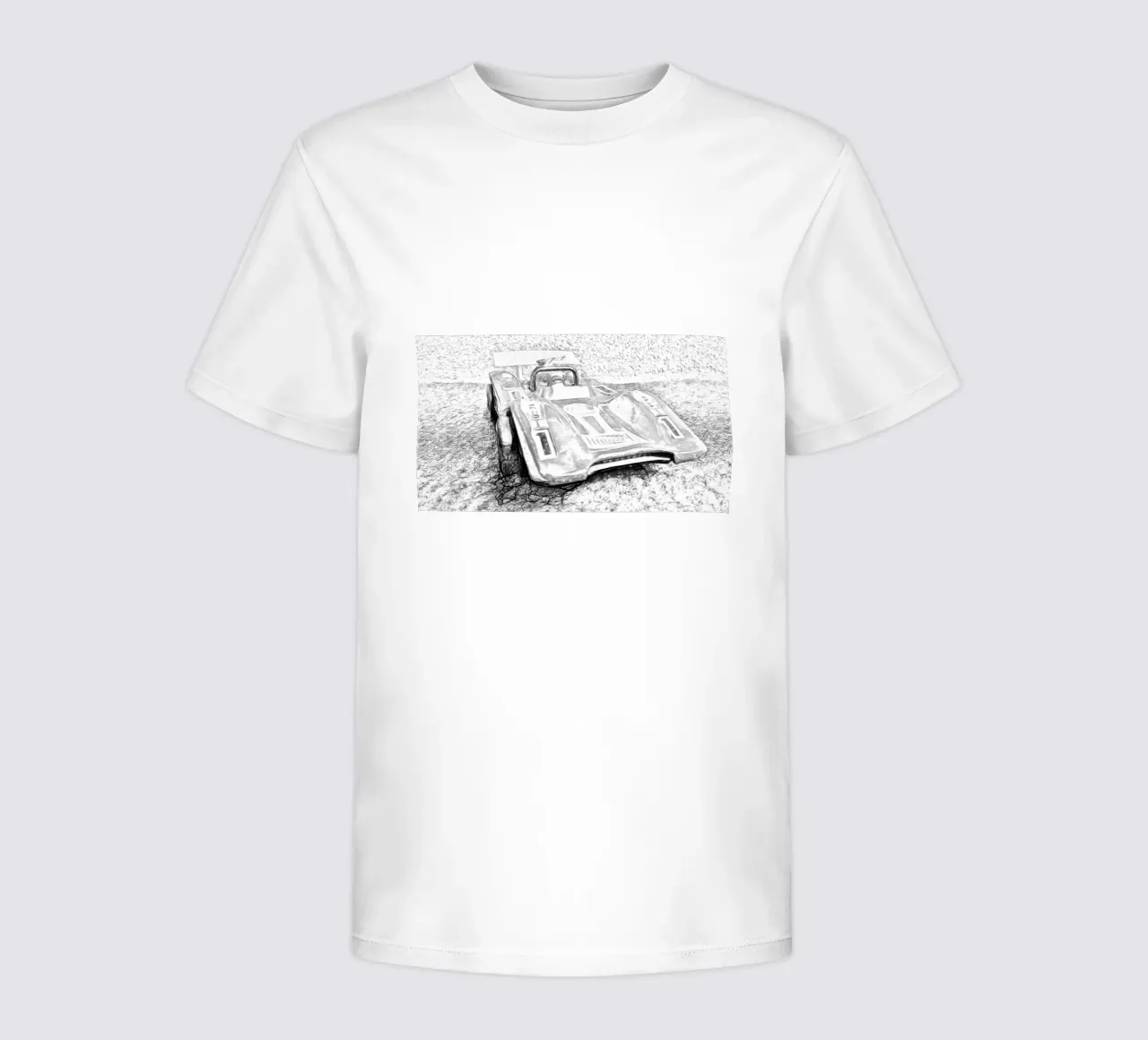 A car kids t-shirt by Massimo Frascogna