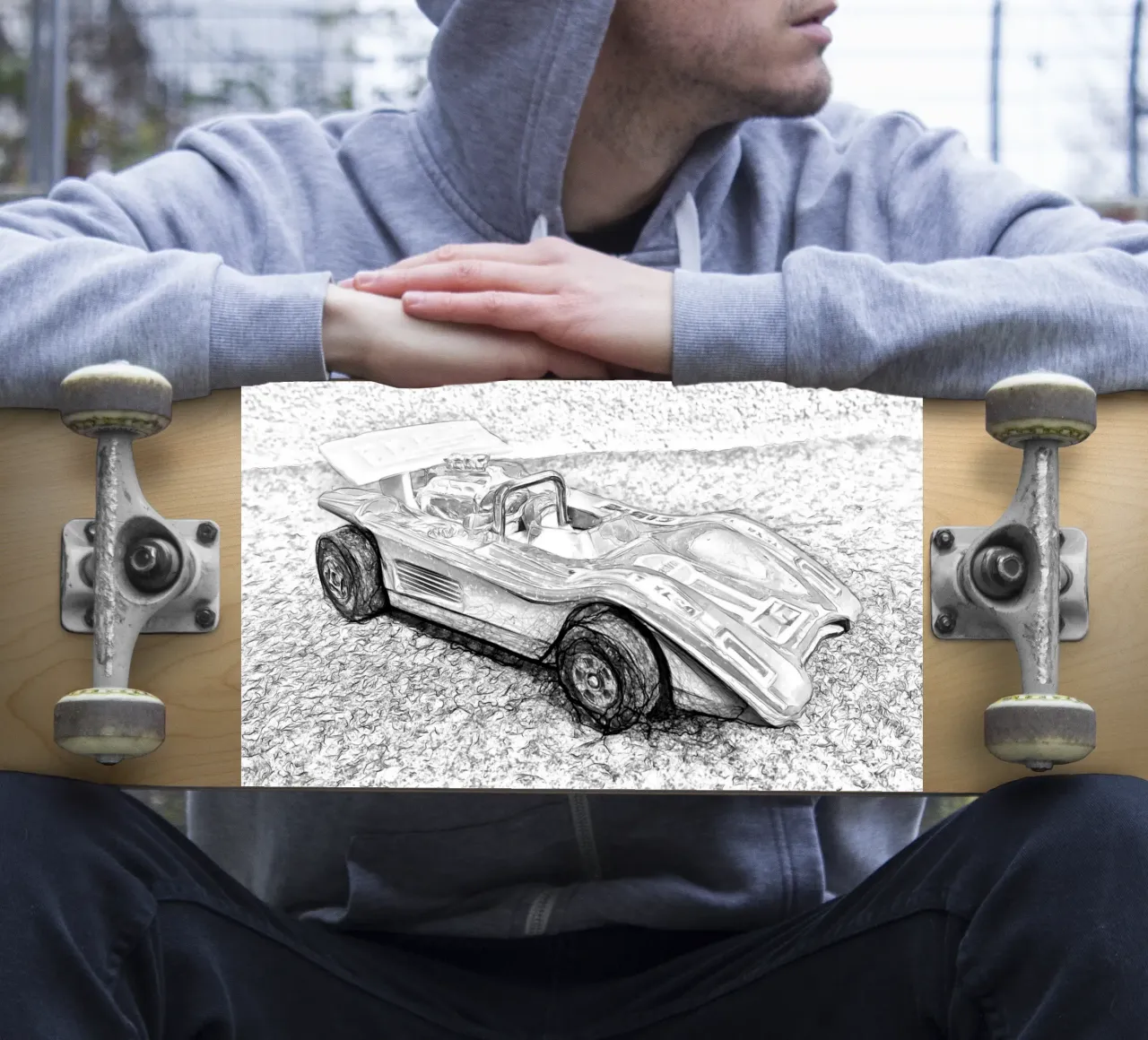 A car sticker by Massimo Frascogna