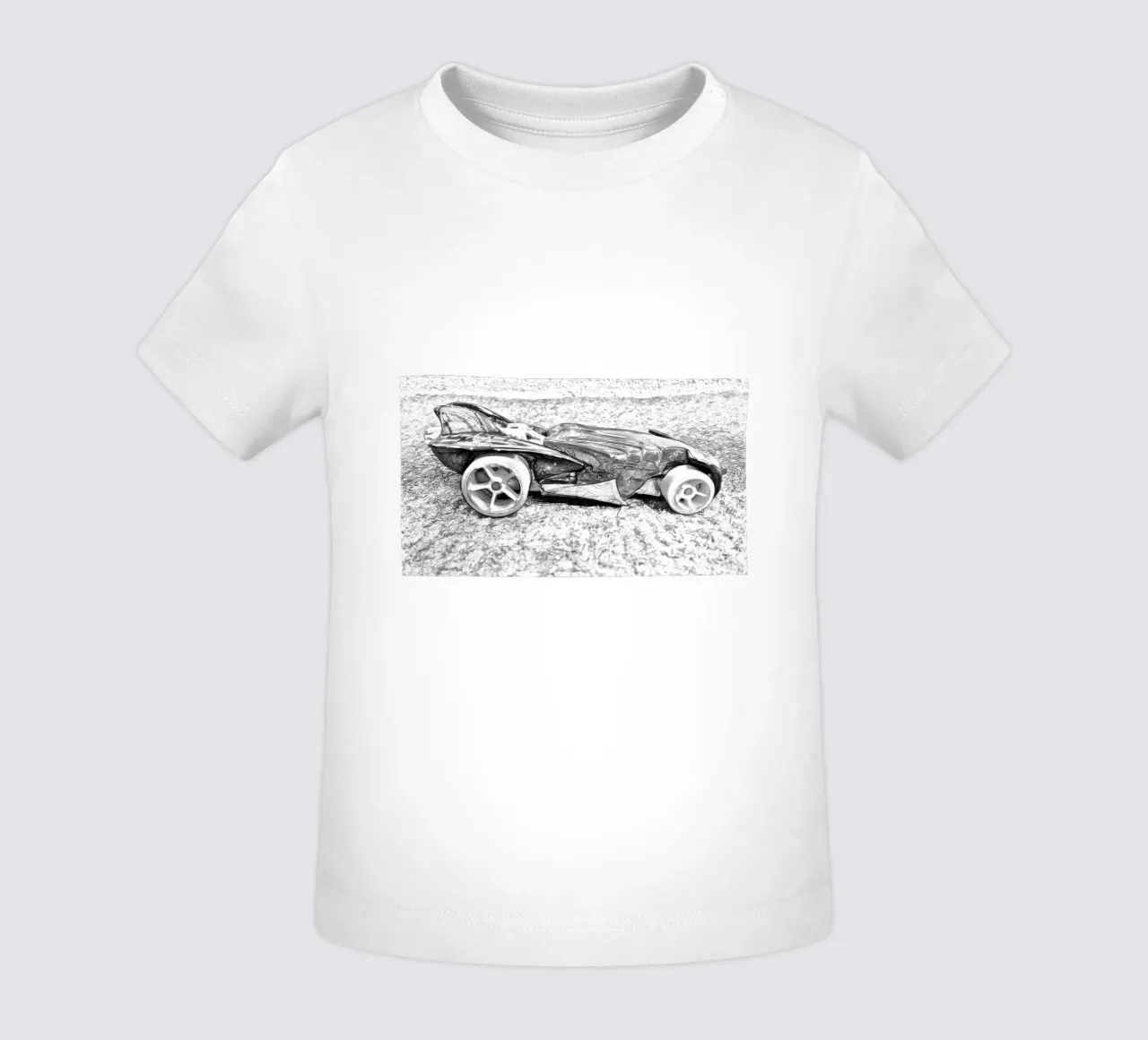 A car baby t-shirt by Massimo Frascogna