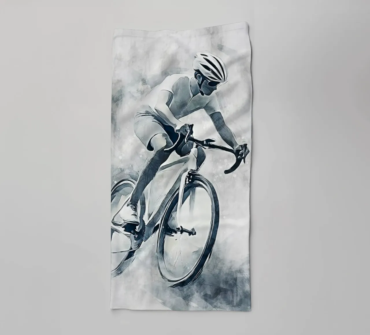 Cycling art B asciugamano da bagno da Mateo