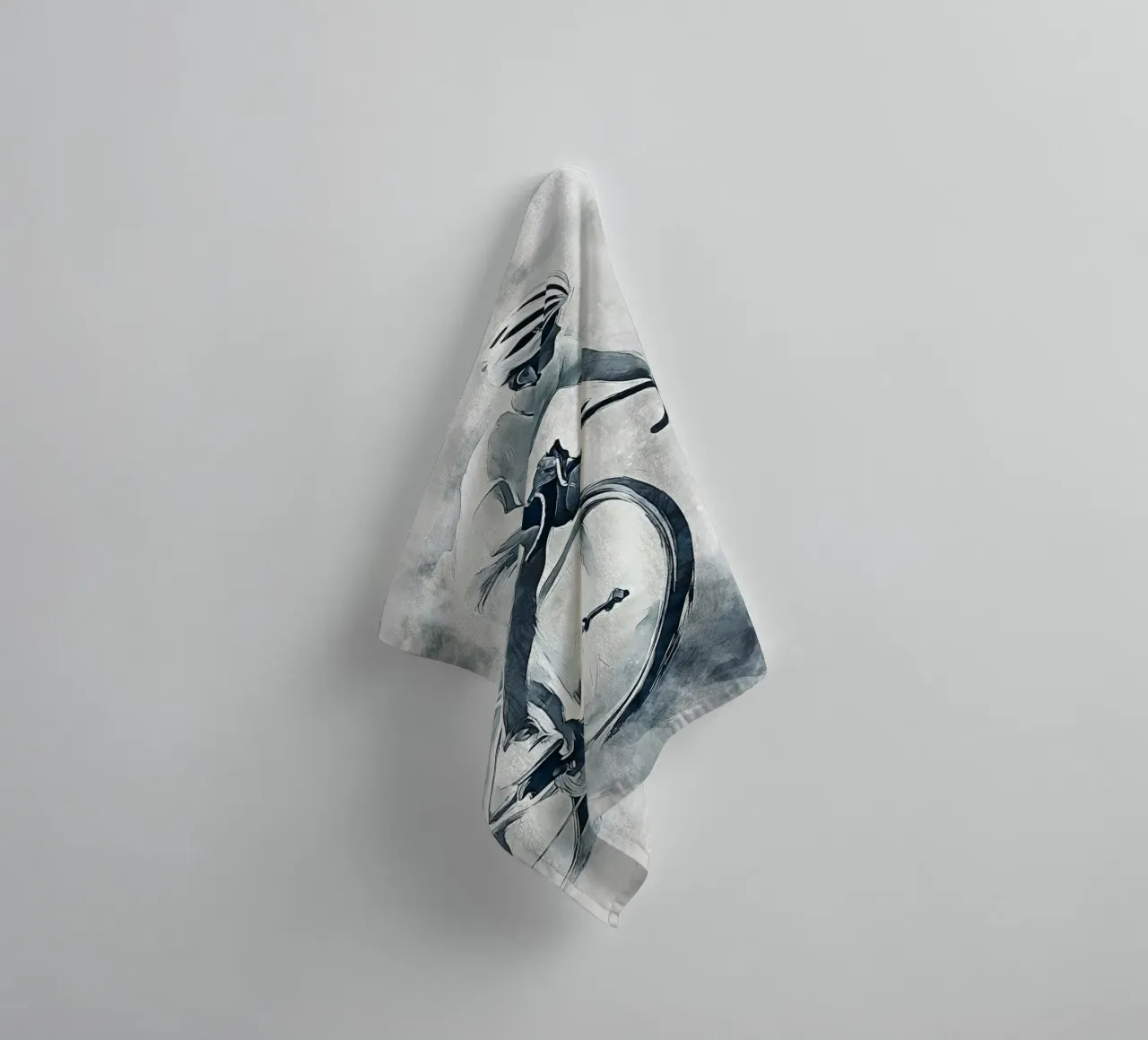 Cycling art B asciugamano da bagno da Mateo