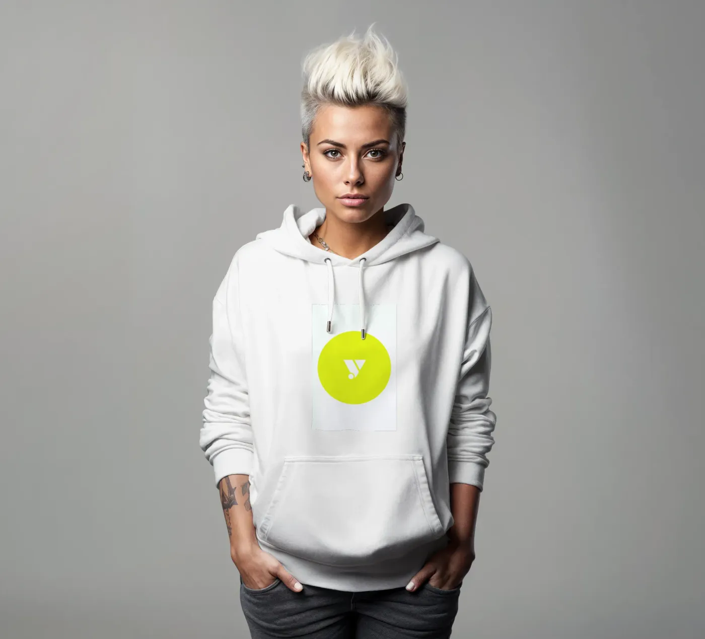 Yellow hoodie van Oh Darling