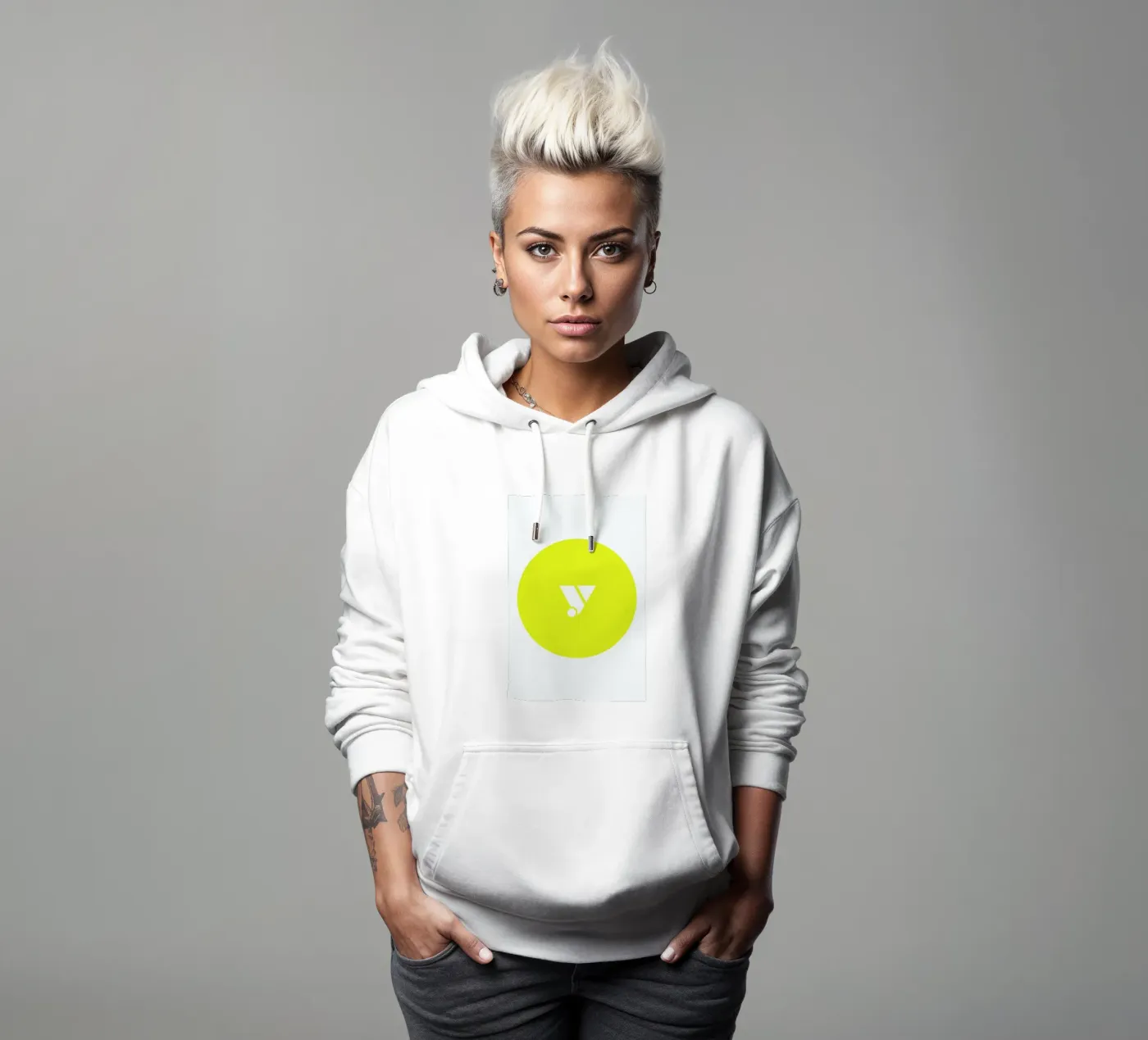 Yellow hoodie van Oh Darling