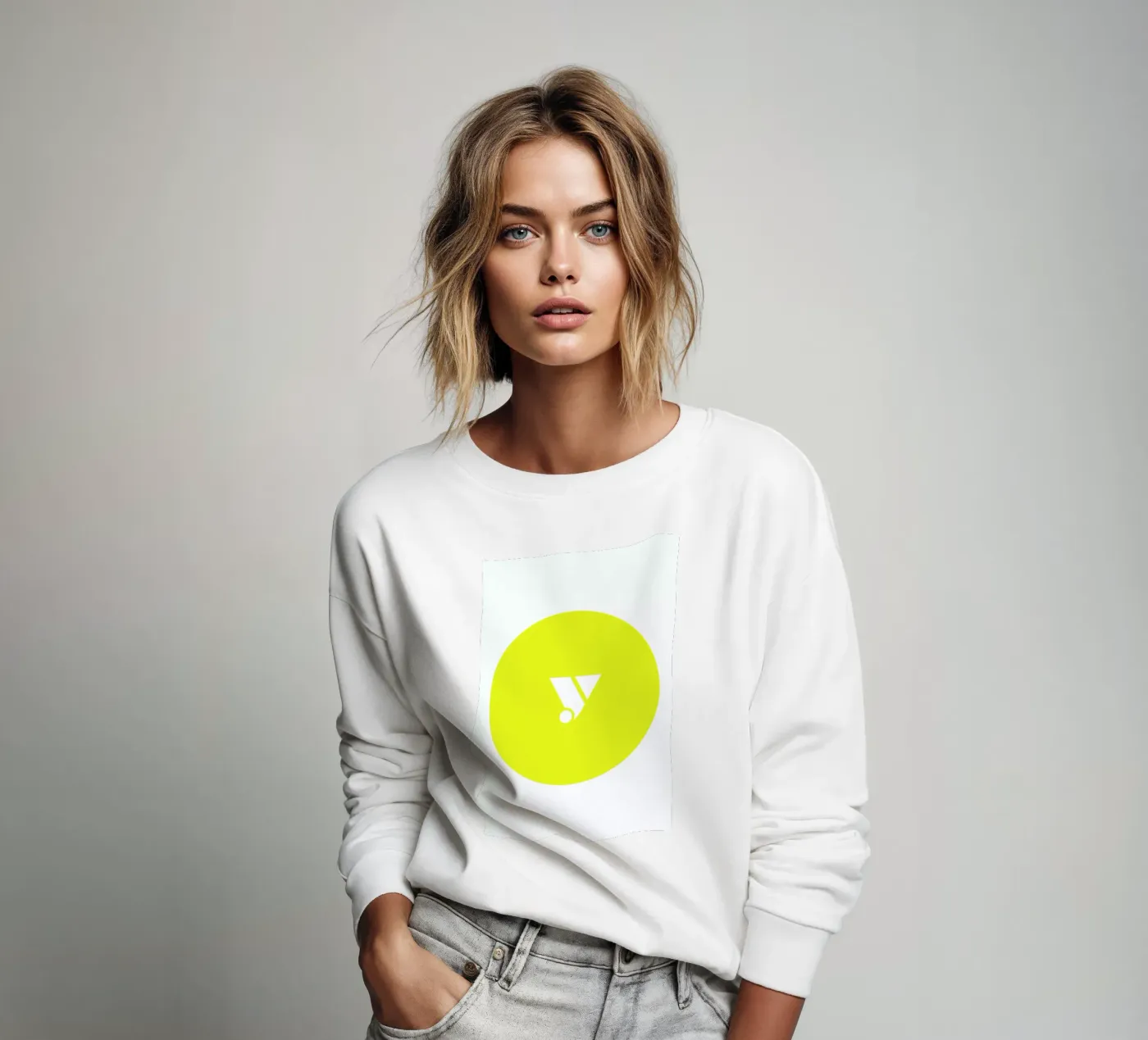 Yellow sweatshirt by Oh Darling