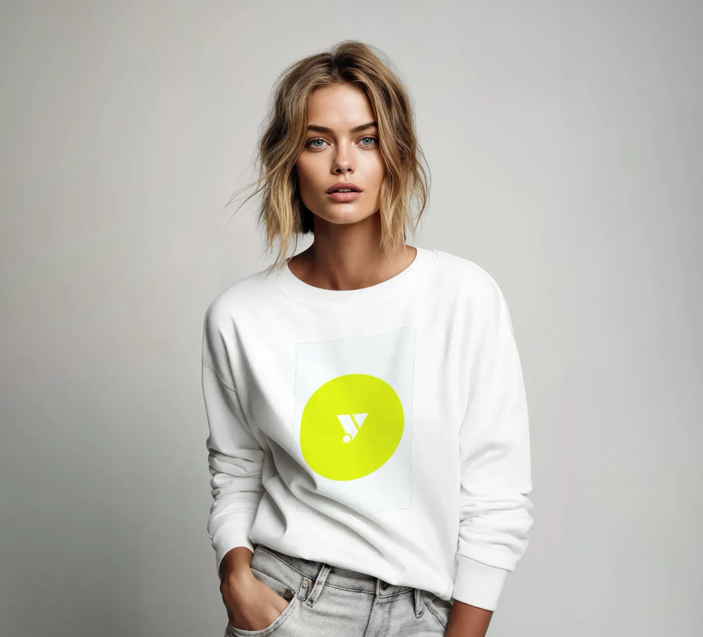 Yellow sweatshirt by Oh Darling