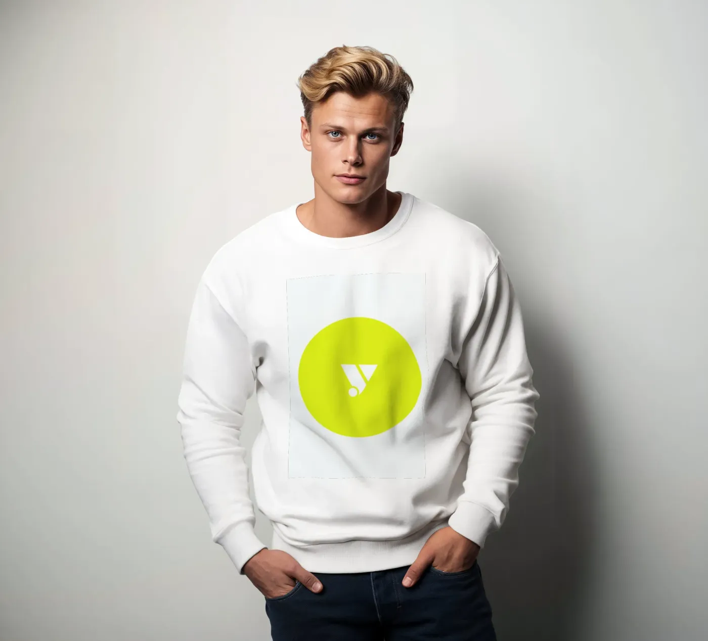 Yellow sweatshirt by Oh Darling