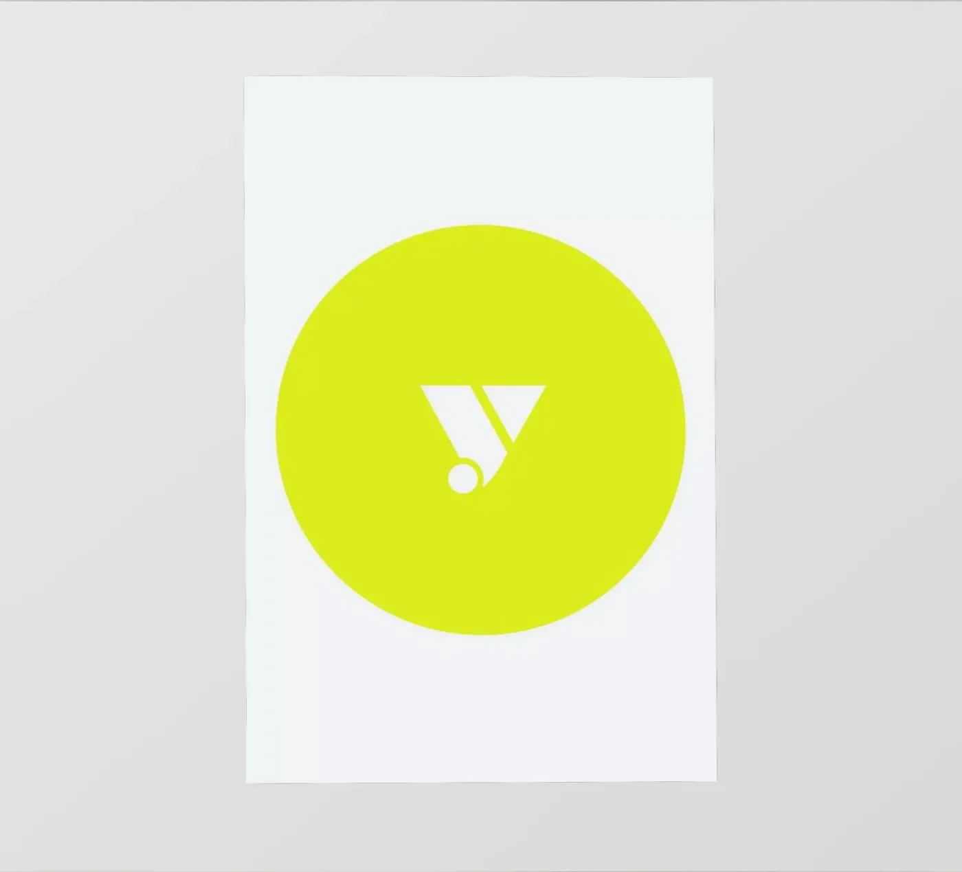 Yellow pvc-zeil van Oh Darling