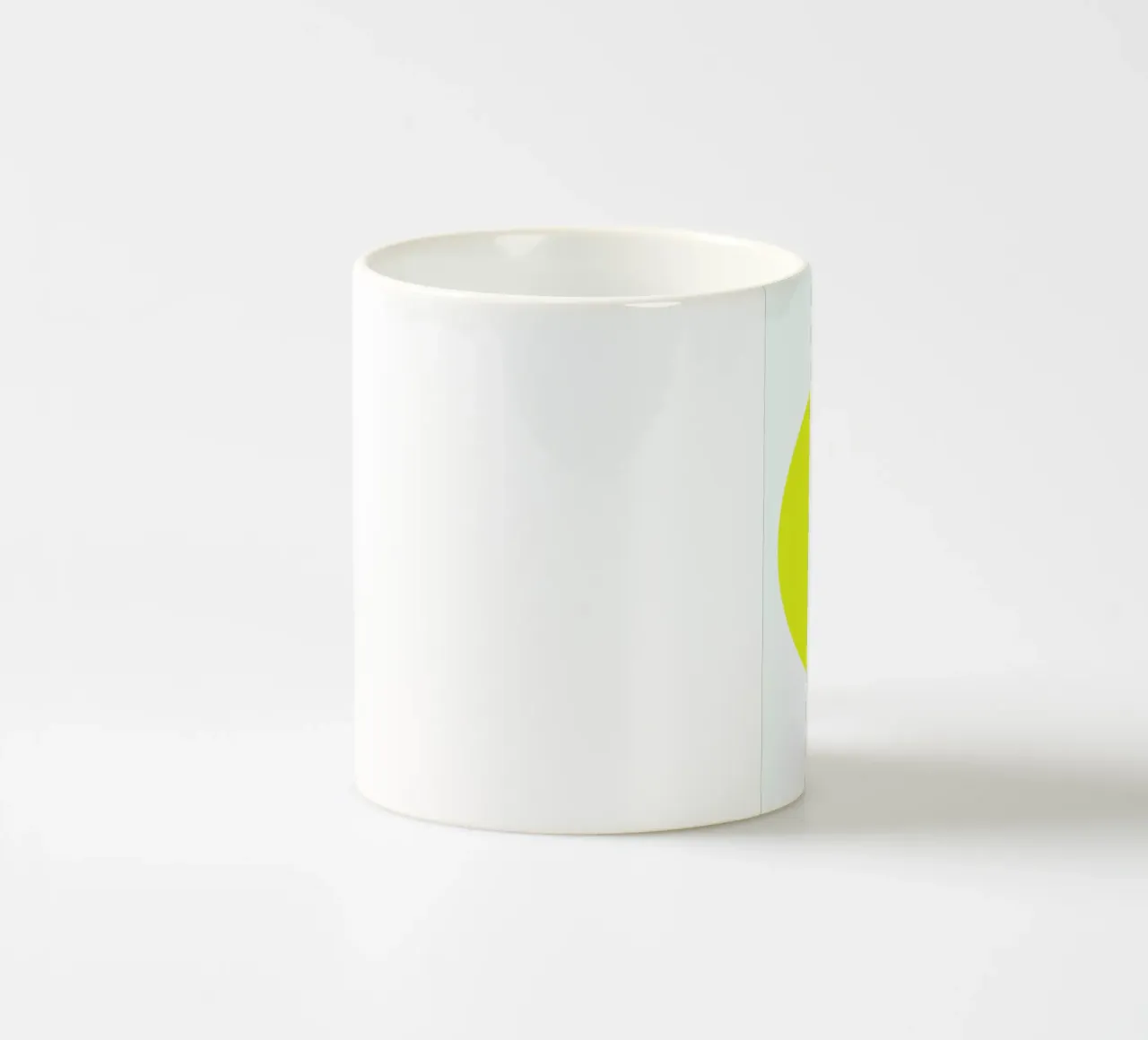 Yellow ceramic mug by Oh Darling