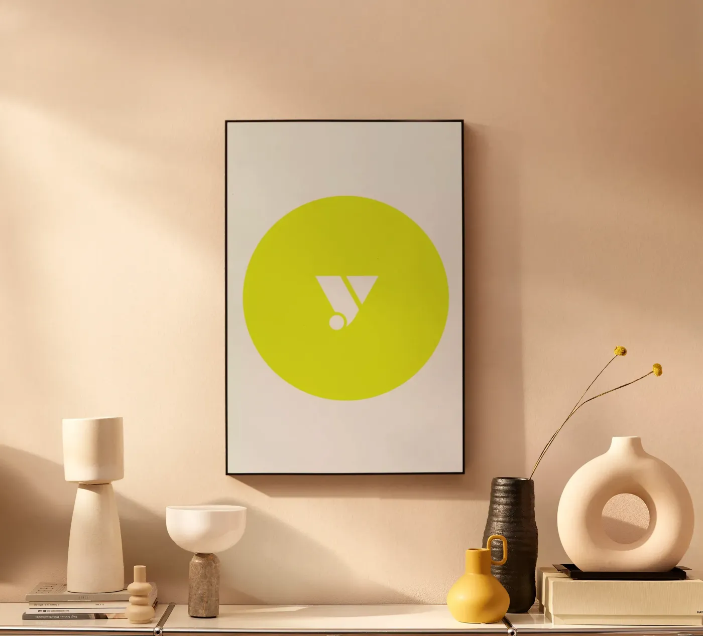 Yellow Acryl-Glas von Oh Darling