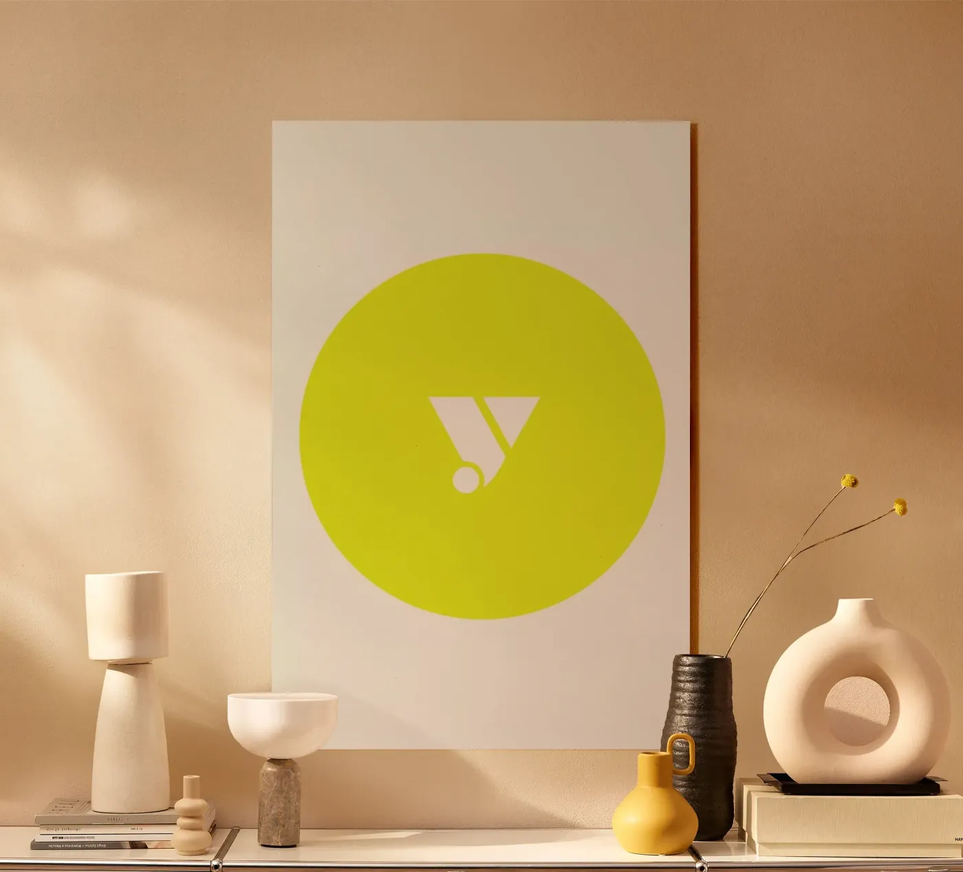 Yellow Acryl-Glas von Oh Darling