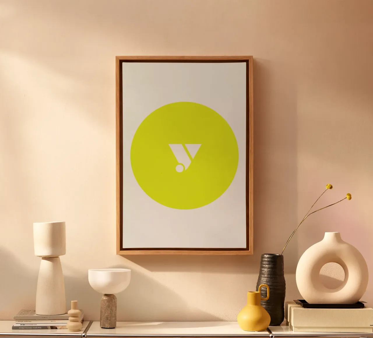 Yellow canvas by Oh Darling