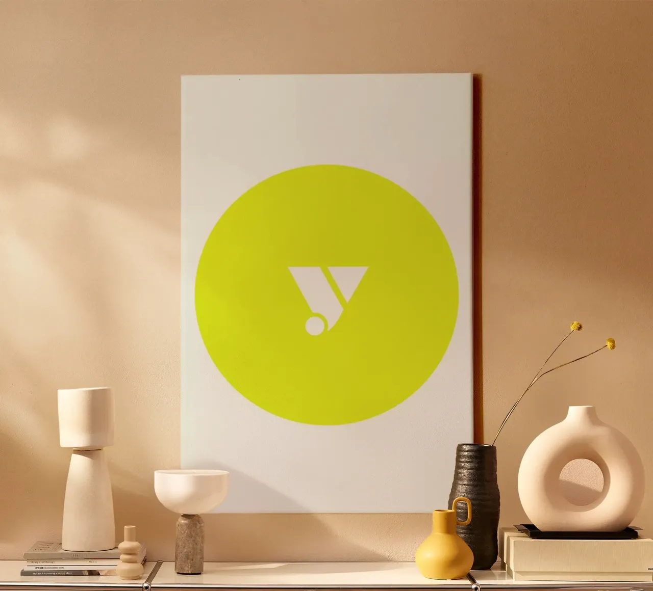 Yellow canvas by Oh Darling