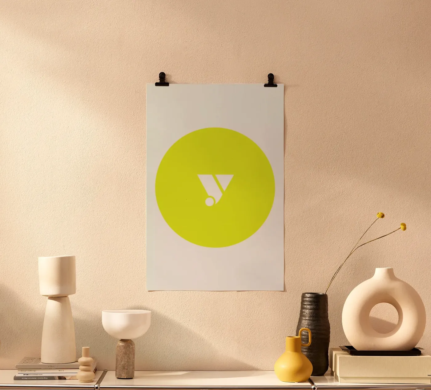 Yellow Poster von Oh Darling