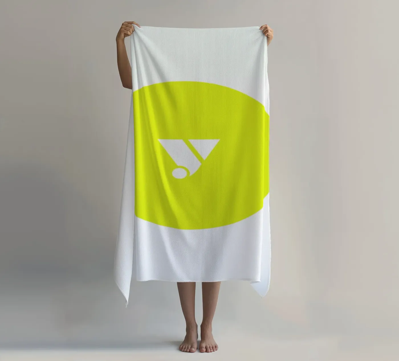 Yellow beach towel by Oh Darling