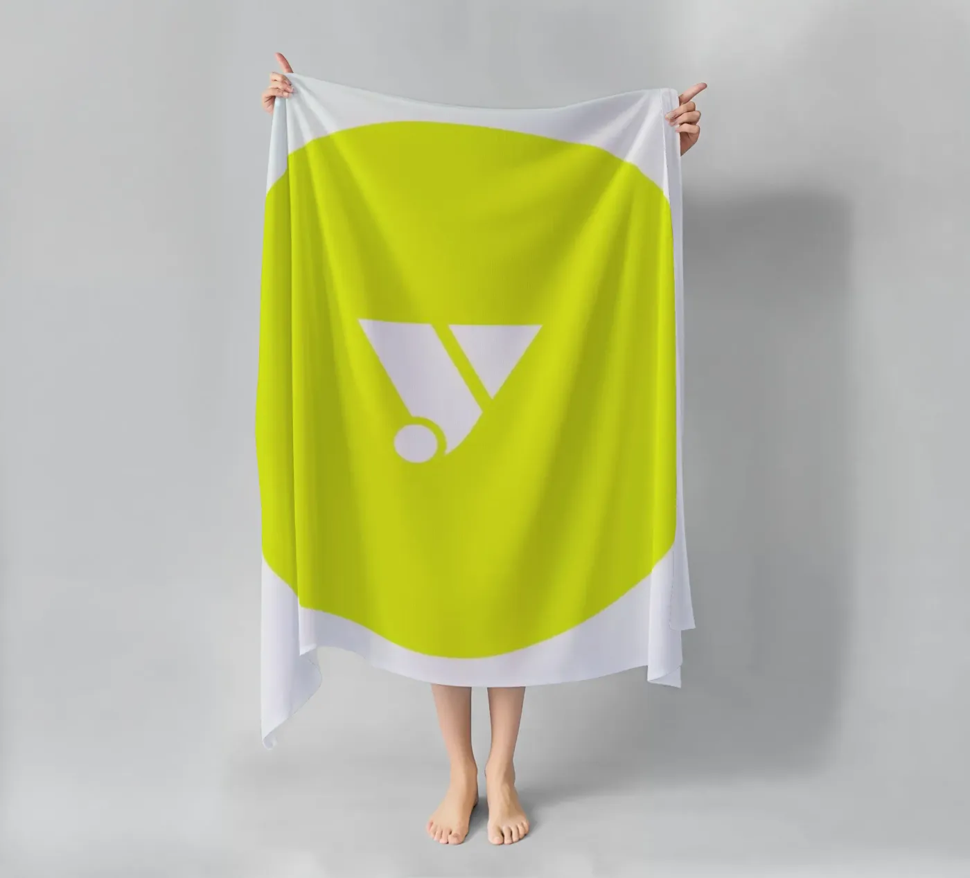 Yellow beach towel by Oh Darling