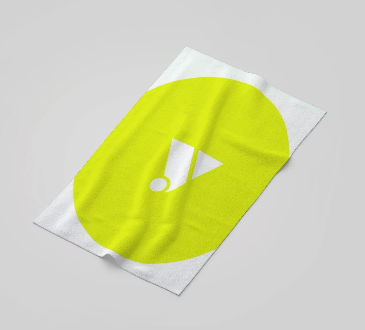 Yellow beach towel by Oh Darling