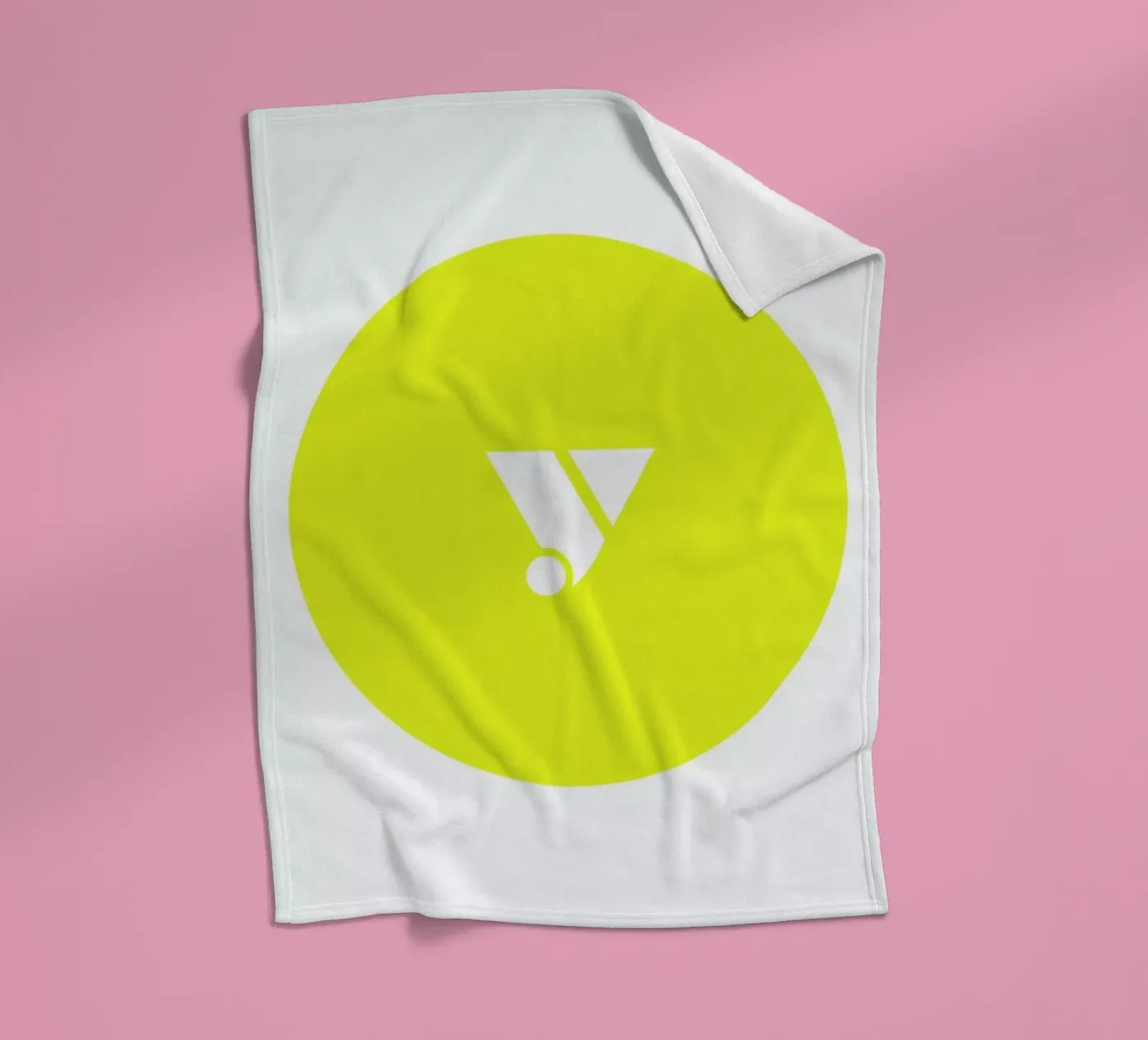 Yellow Fleecedecke von Oh Darling