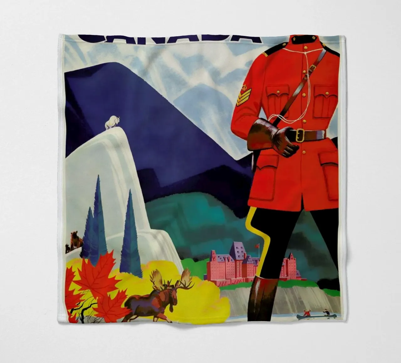 canada1 coperta in pile da Robert Livingston