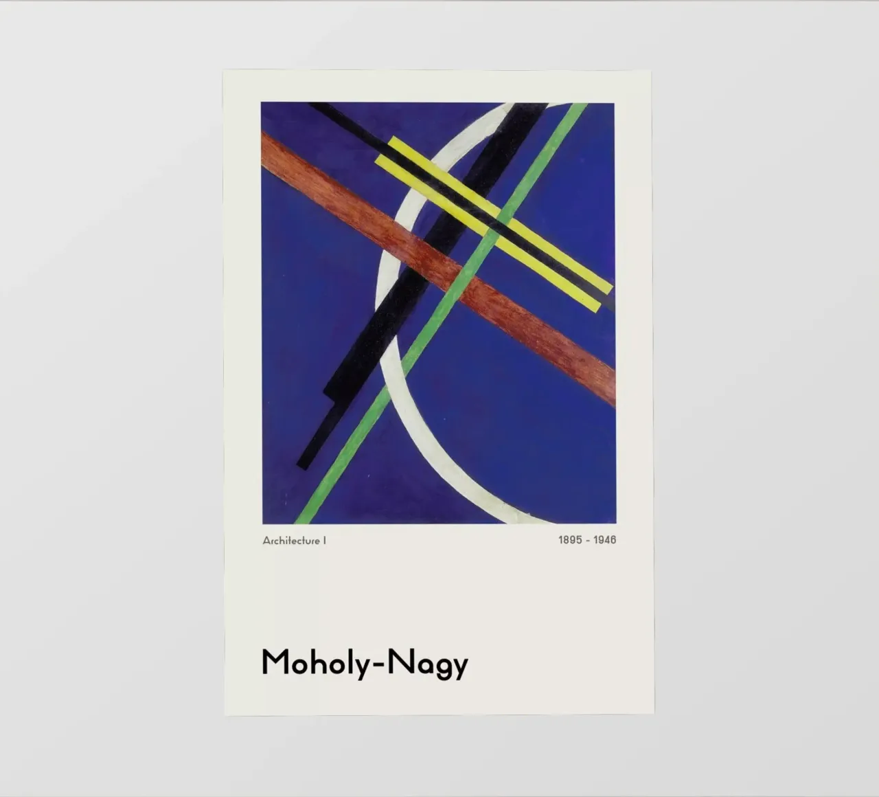 László Moholy-Nagy - Architecture I pellicola backlit da ARTOTHEK