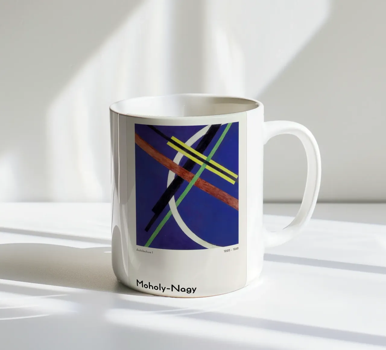 László Moholy-Nagy - Architecture I tazza in ceramica da ARTOTHEK