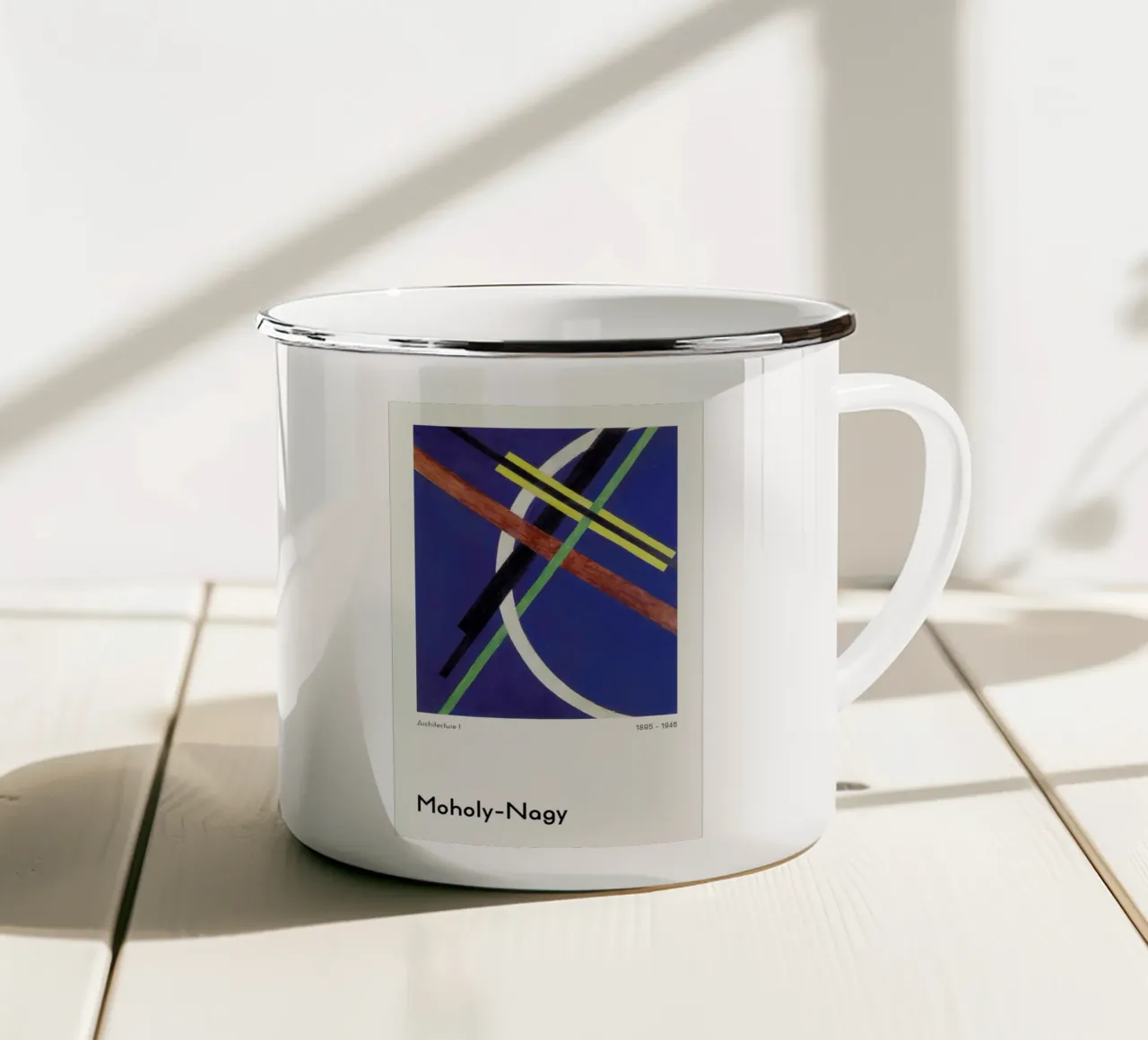 László Moholy-Nagy - Architecture I tazza in smalto da ARTOTHEK