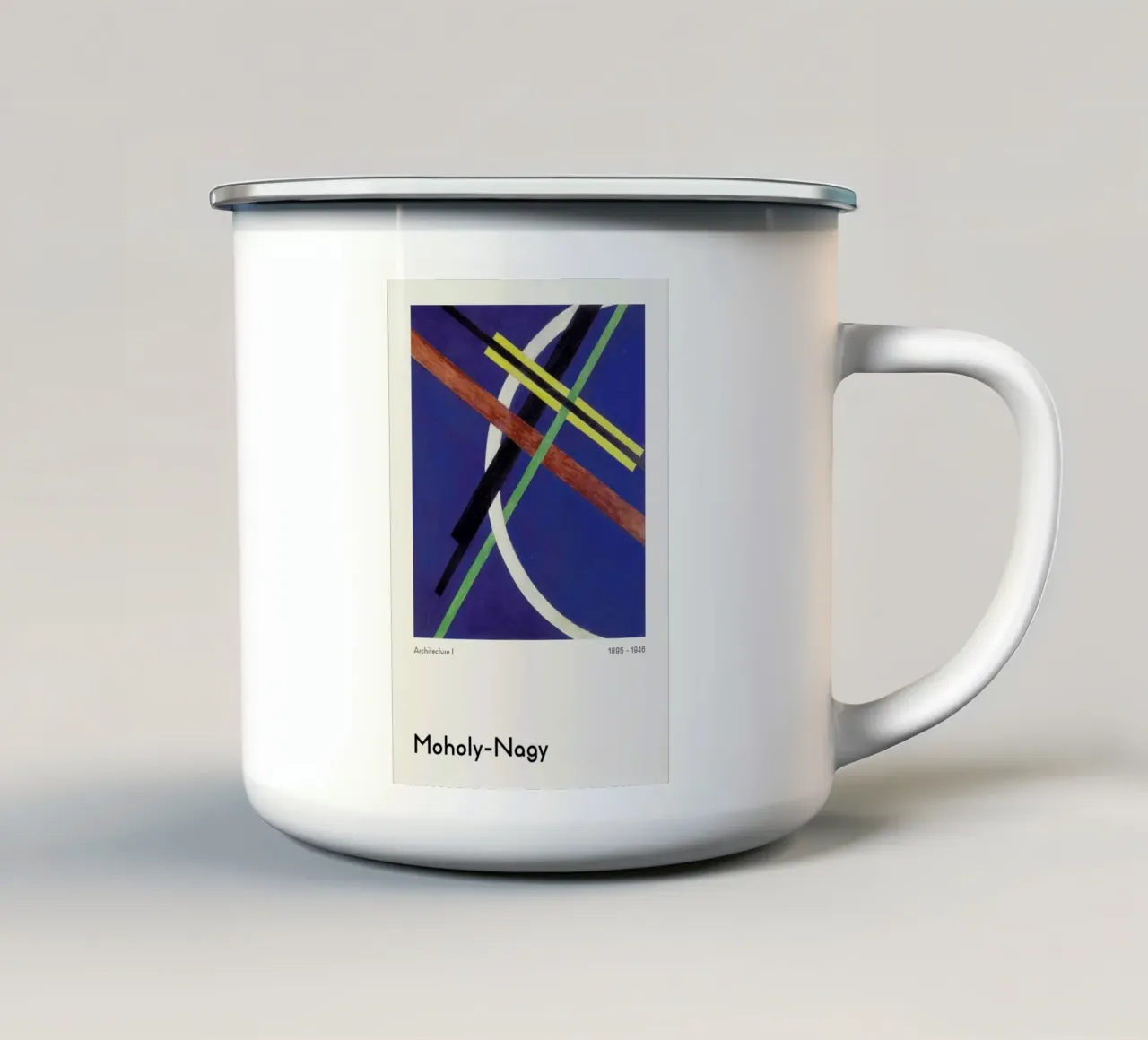 László Moholy-Nagy - Architecture I tazza in smalto da ARTOTHEK