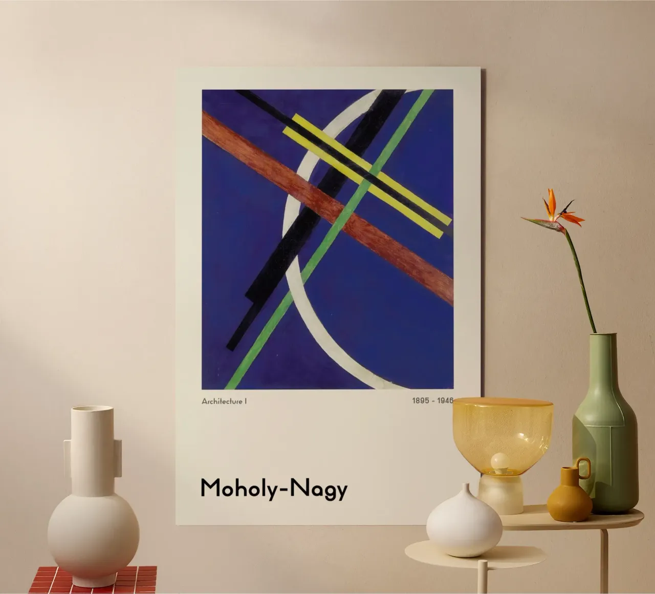 László Moholy-Nagy - Architecture I alluminio dibond da ARTOTHEK
