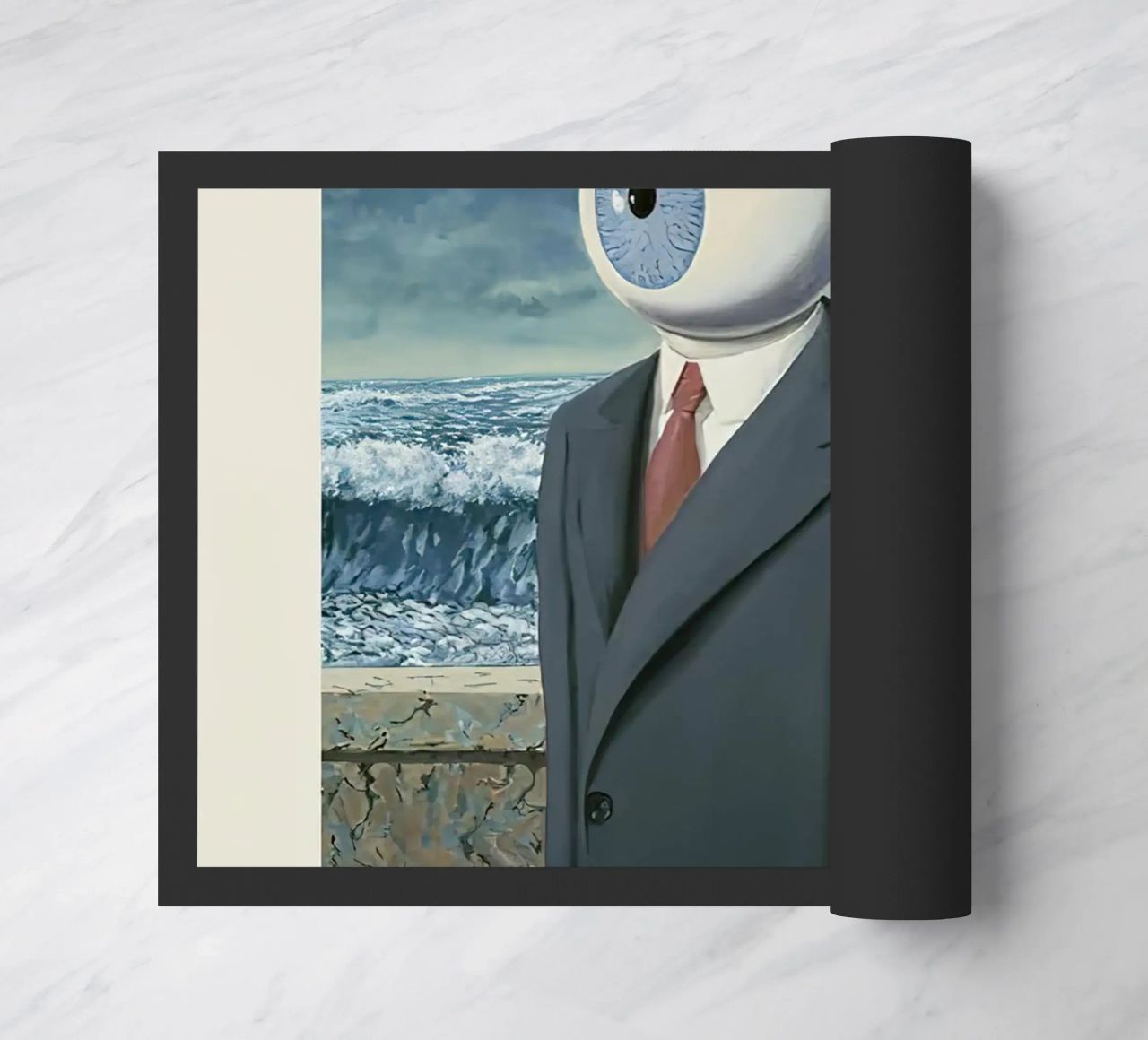 Rene Magritte-Telescope zerbino da Michel Studio