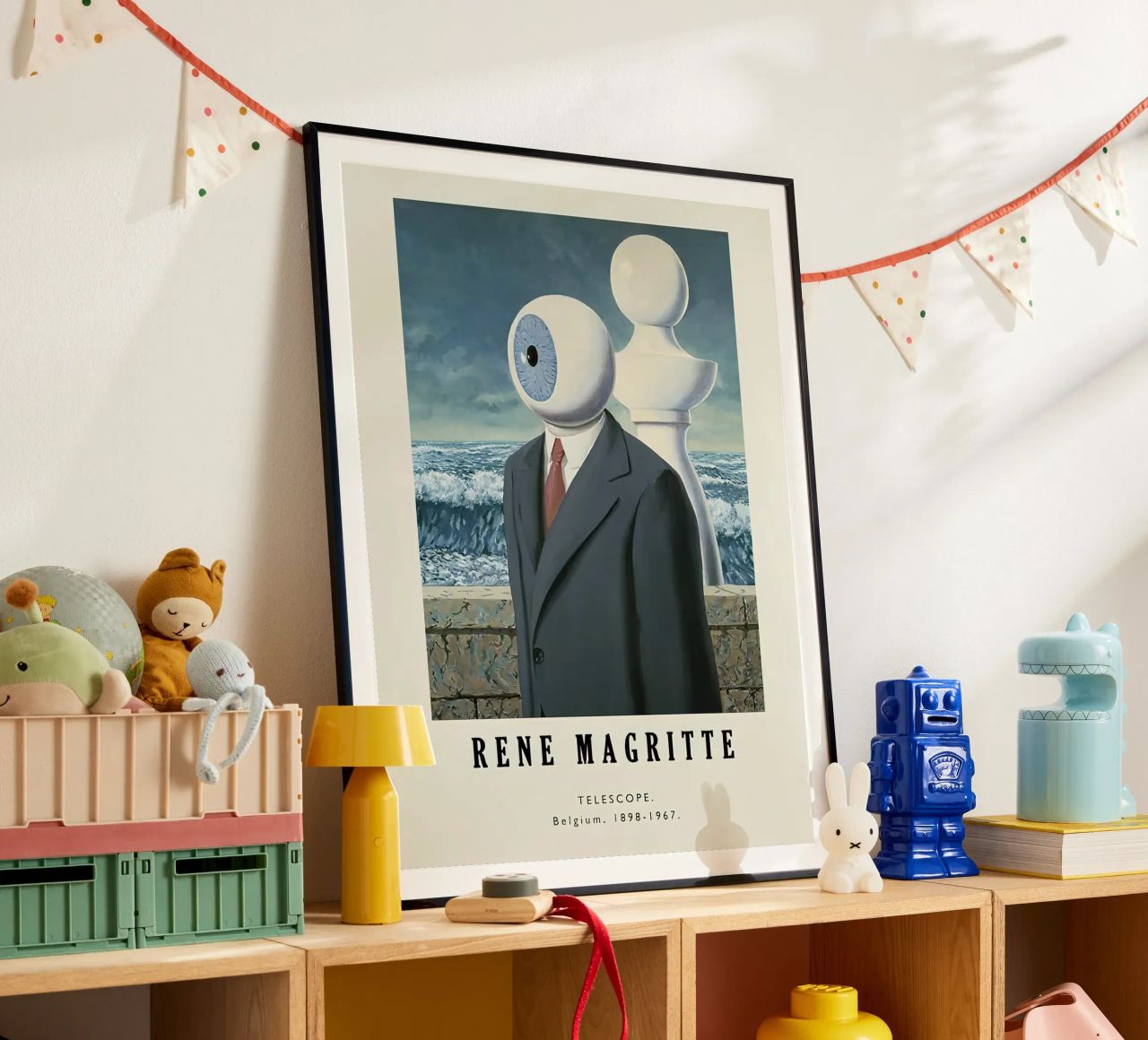 René Magritte-Telescope poster de Michel Studio