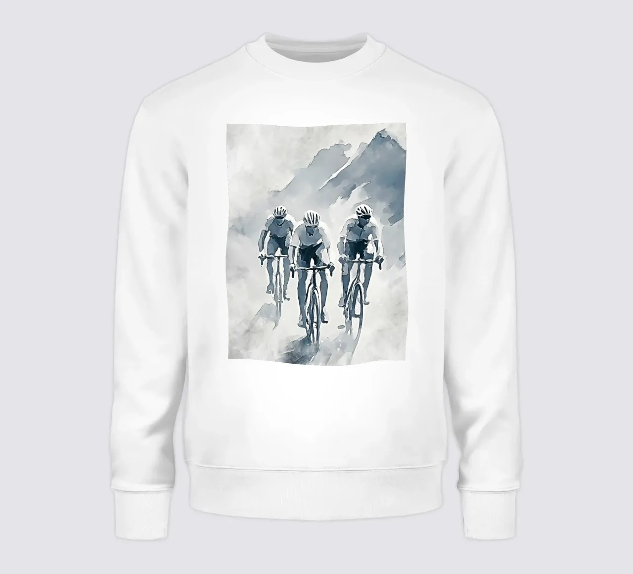 Cycling Mountains art felpa da Mateo