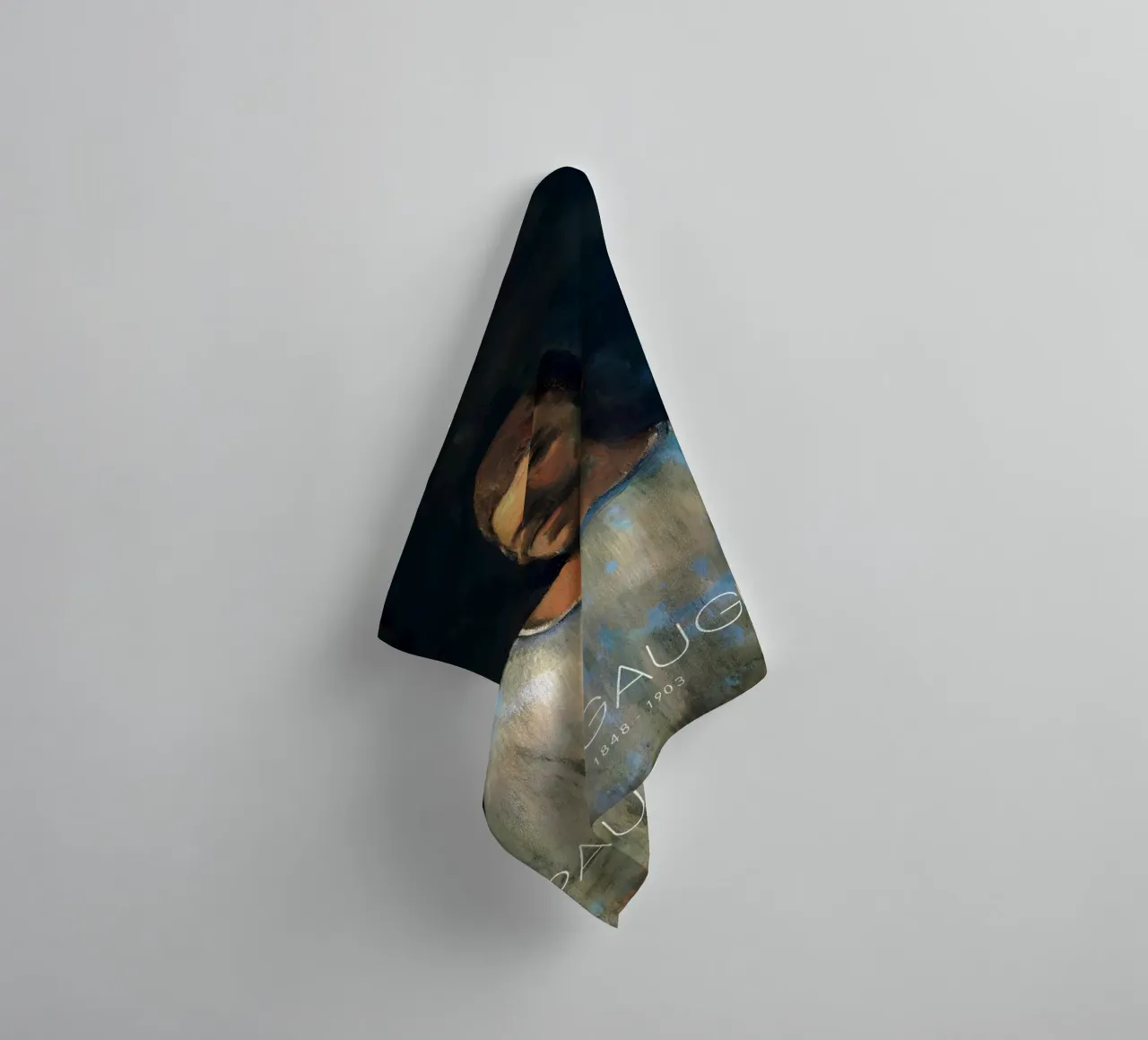 Gauguin Self-Portrait Post-Impressionist Art Print towel by NorwesClub