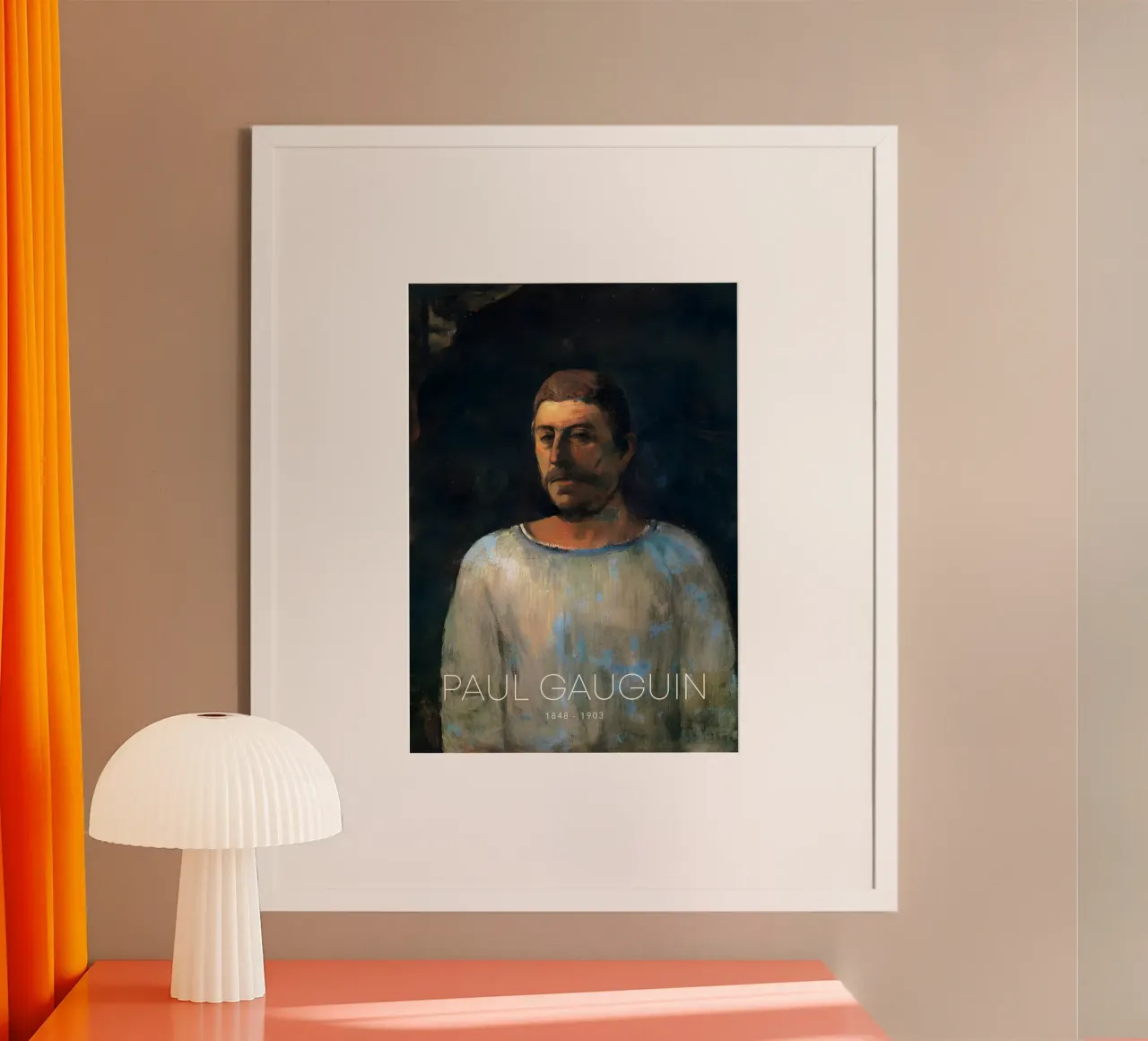 Gauguin Self-Portrait Post-Impressionist Art Print hahnemühle by NorwesClub