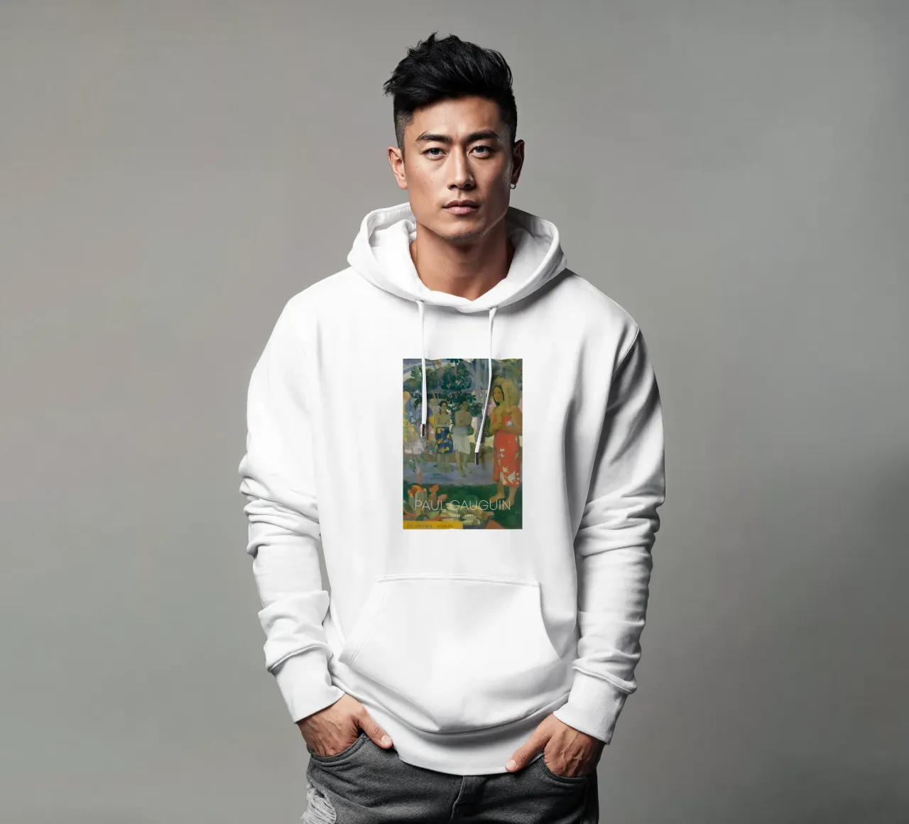 Gauguin Ia Orana Maria Post-Impressionist Art Print felpa con cappuccio da NorwesClub