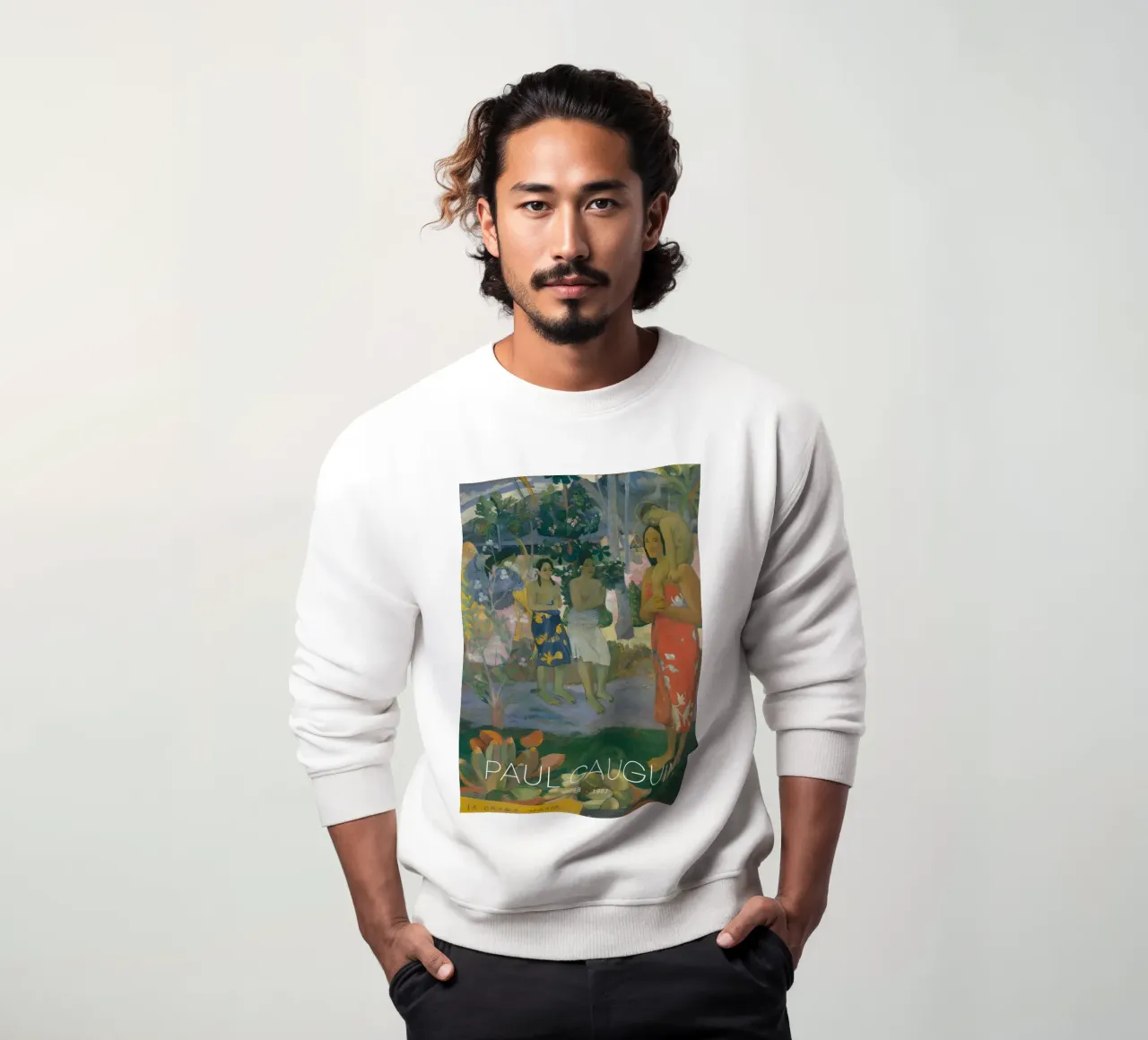 Gauguin Ia Orana Maria Post-Impressionist Art Print felpa da NorwesClub