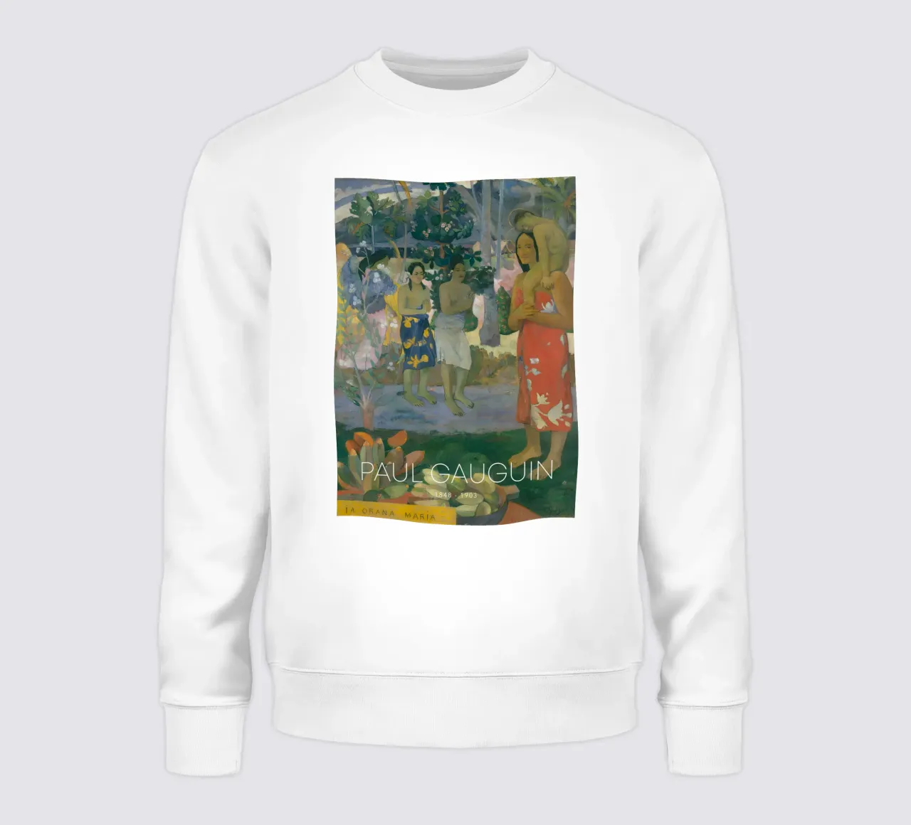 Gauguin Ia Orana Maria Post-Impressionist Art Print felpa da NorwesClub