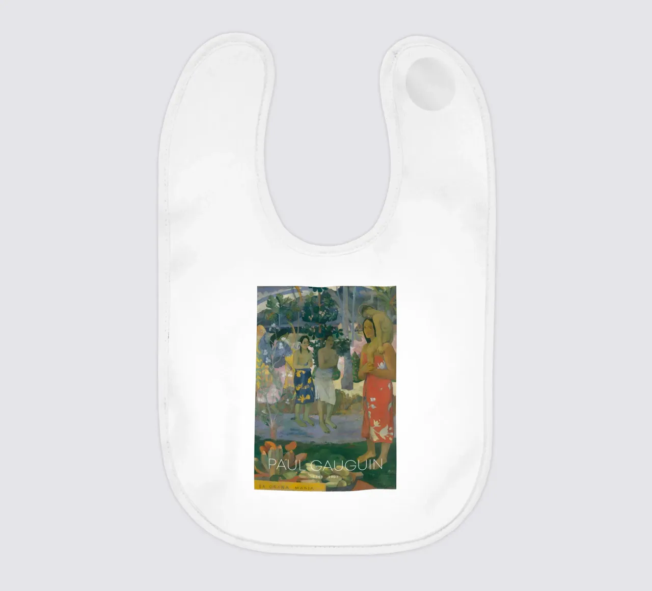 Gauguin Ia Orana Maria Post-Impressionist Art Print bavaglino da NorwesClub