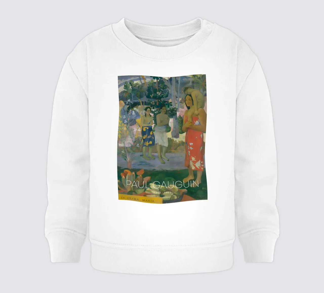 Gauguin Ia Orana Maria Post-Impressionist Art Print felpa neonato da NorwesClub