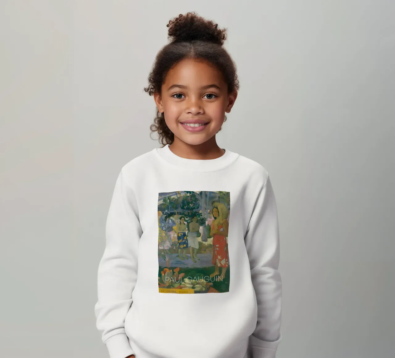 Gauguin Ia Orana Maria Post-Impressionist Art Print felpa bambino da NorwesClub
