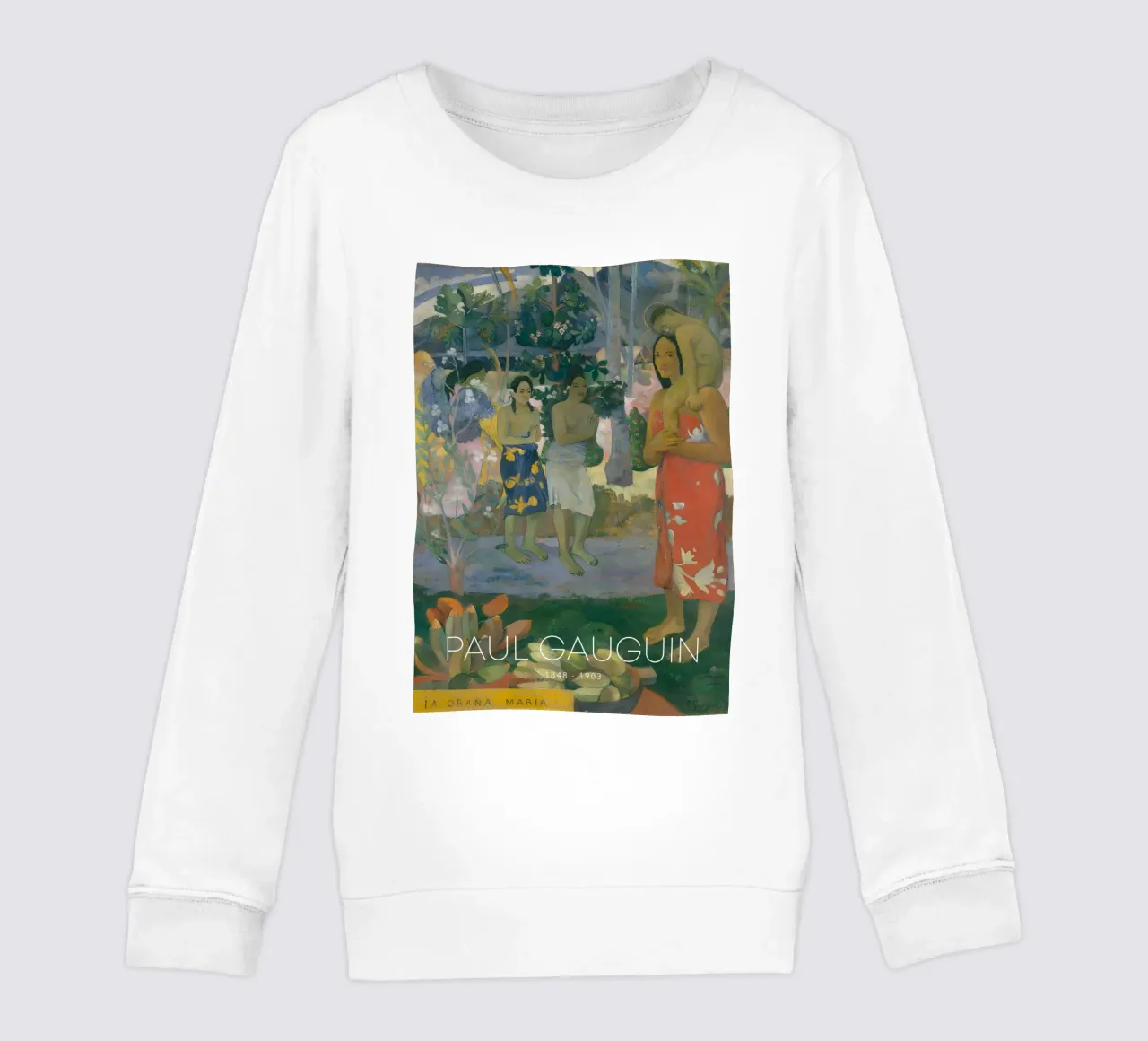 Gauguin Ia Orana Maria Post-Impressionist Art Print felpa bambino da NorwesClub