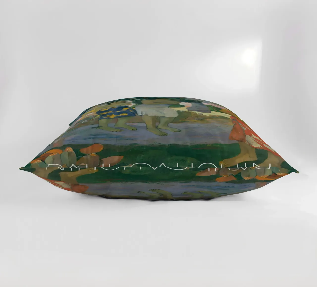 Gauguin Ia Orana Maria Post-Impressionist Art Print cuscino da NorwesClub