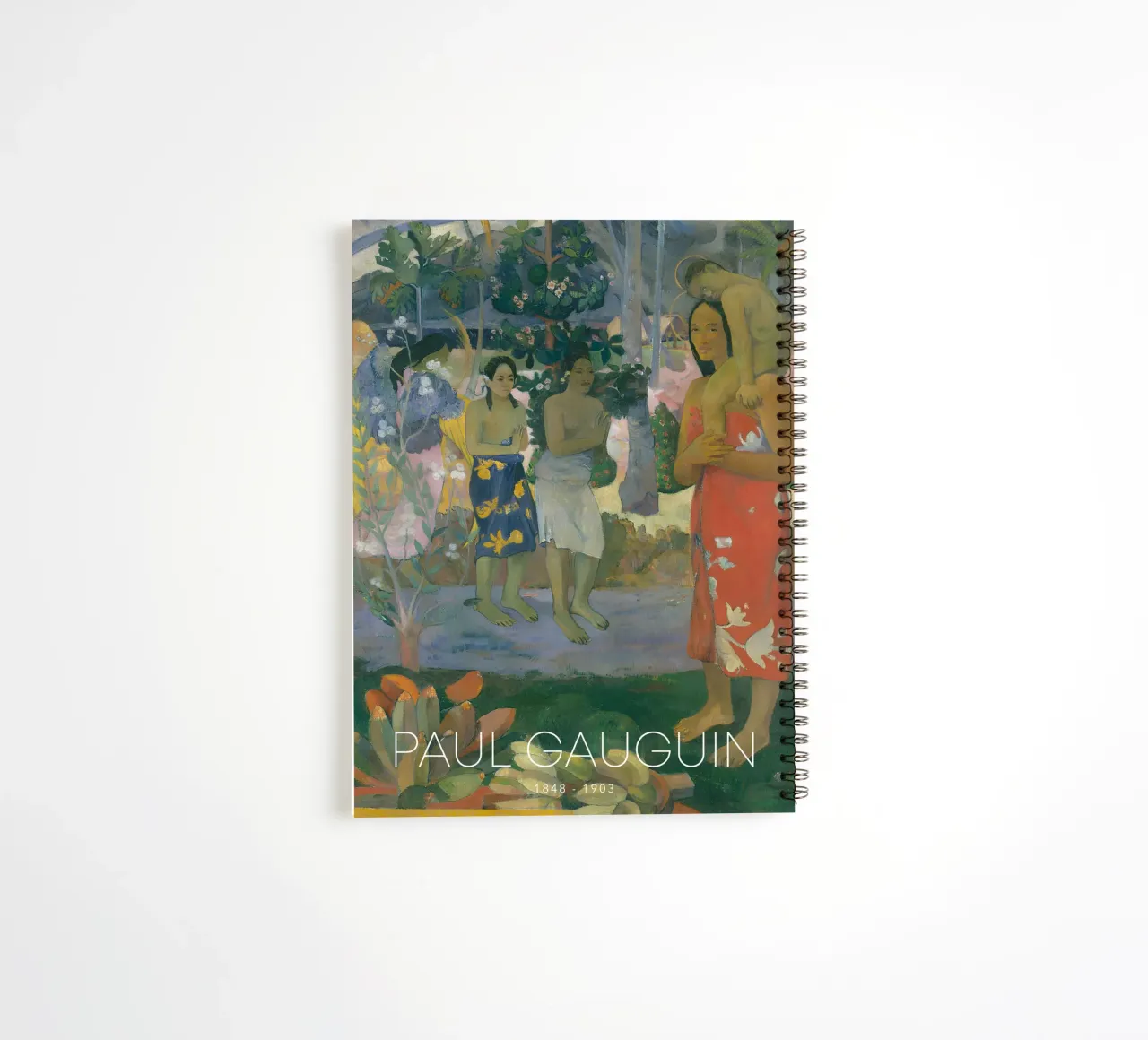 Gauguin Ia Orana Maria Post-Impressionist Art Print diario ad anelli da NorwesClub